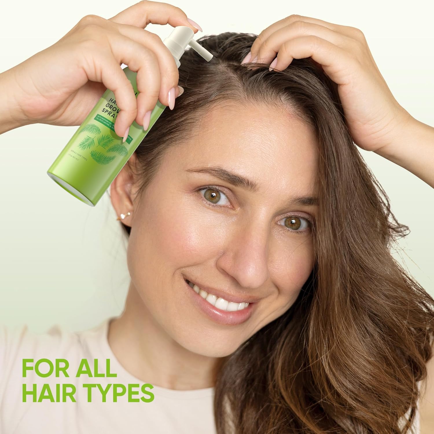 Hair Growth Serum Spray - with Rosemary Batana Oil Biotin for Hair Loss and Thinning Hair - Thicker Fuller Hair for Women Men 2 Fl Oz (Pack of 1) - Image 9