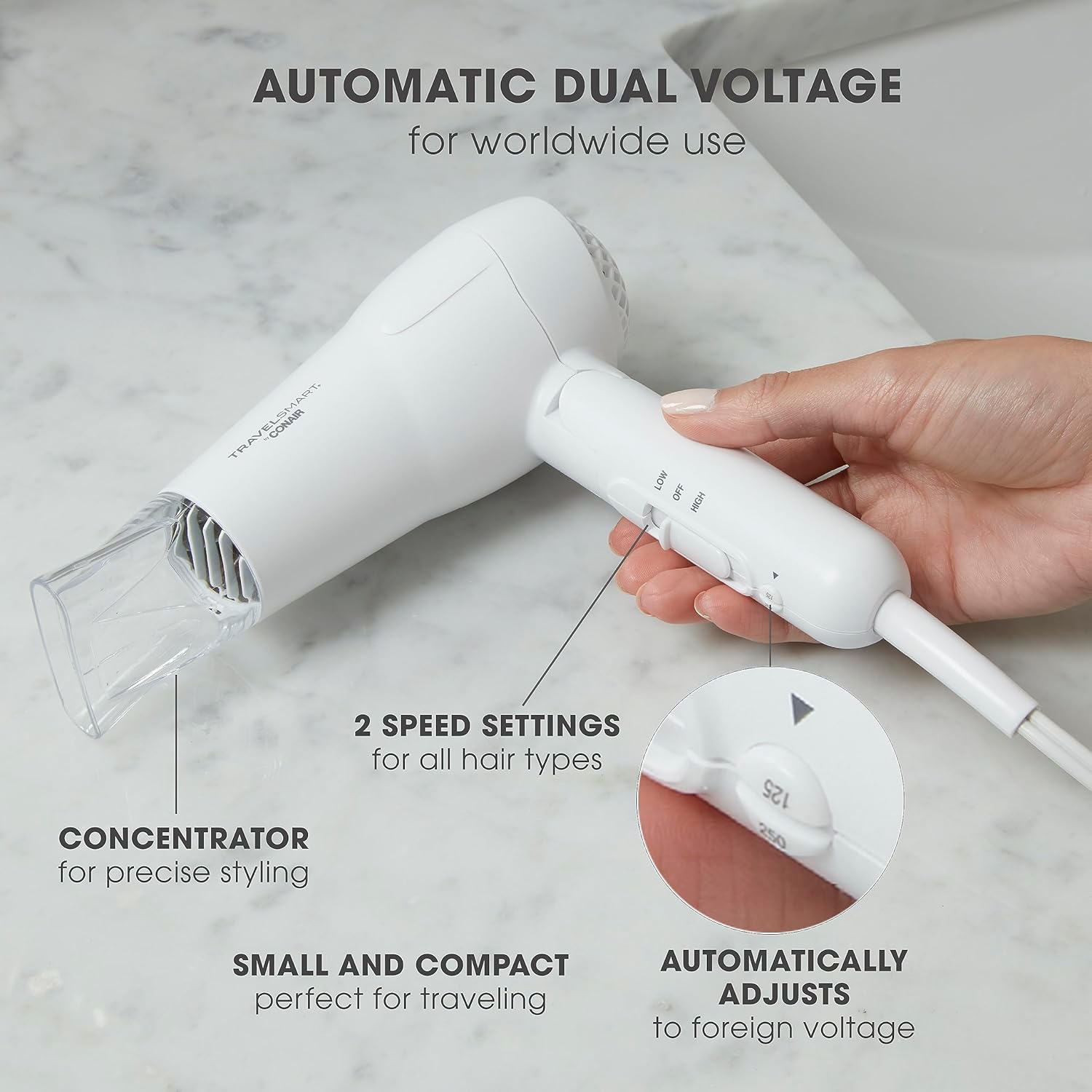 MINI PRO TRAVEL HAIR DRYER - Image 2
