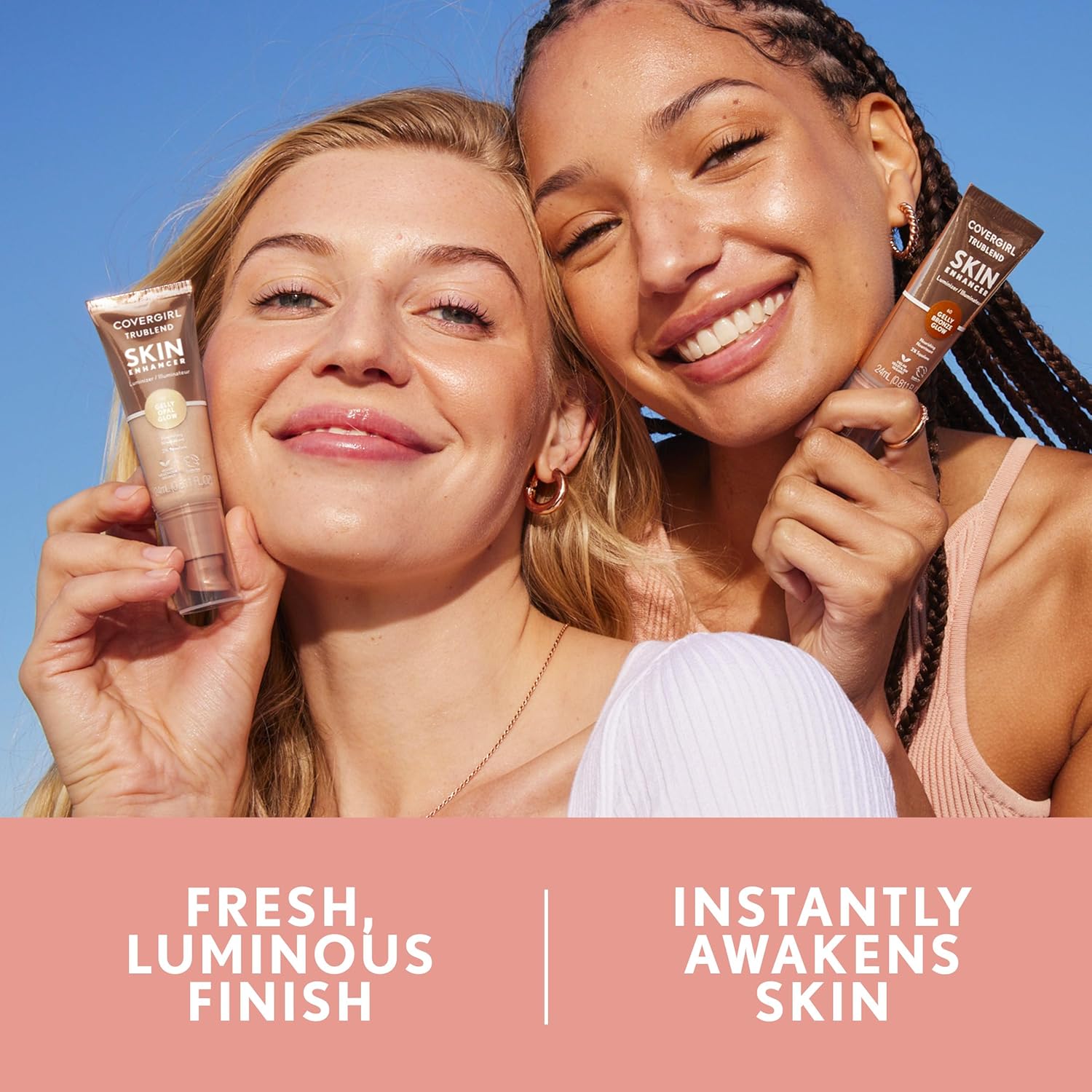 CoverGirl TruBlend Skin Enhancer, Opal Glow, Luminizer, Healthy-Looking Glow, Flexible Coverage, Clean & Vegan, Water-Based Formula, For All Skin Tones, 0.81oz - Image 3