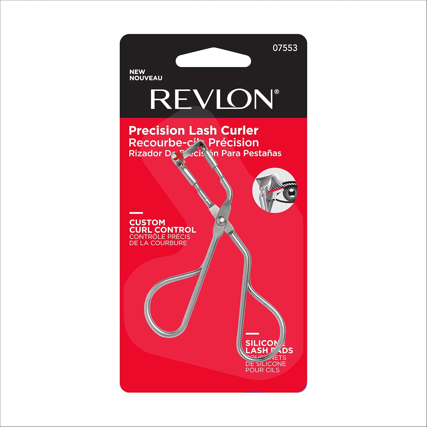 Revlon Precision Lash Curler, Works on Small Inner and Outer Eyelashes, Pinch-Free Control, Lifts & Defines, 1 Count - Image 5