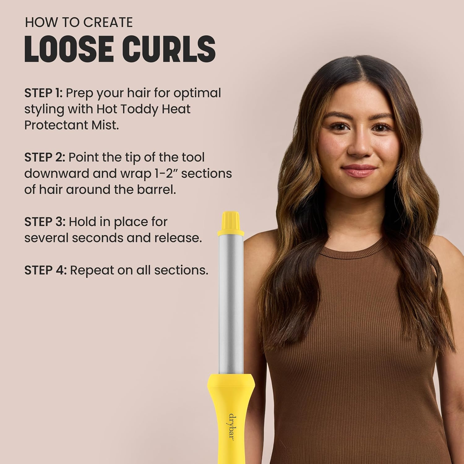 Drybar The Mixologist Interchangeable Styling Iron | One Tool with Three Different Hair Styles of Waves and Curls, Reduces Frizz, Adds Shine, Maintains Healthy Locks for all Hair Types - Image 9