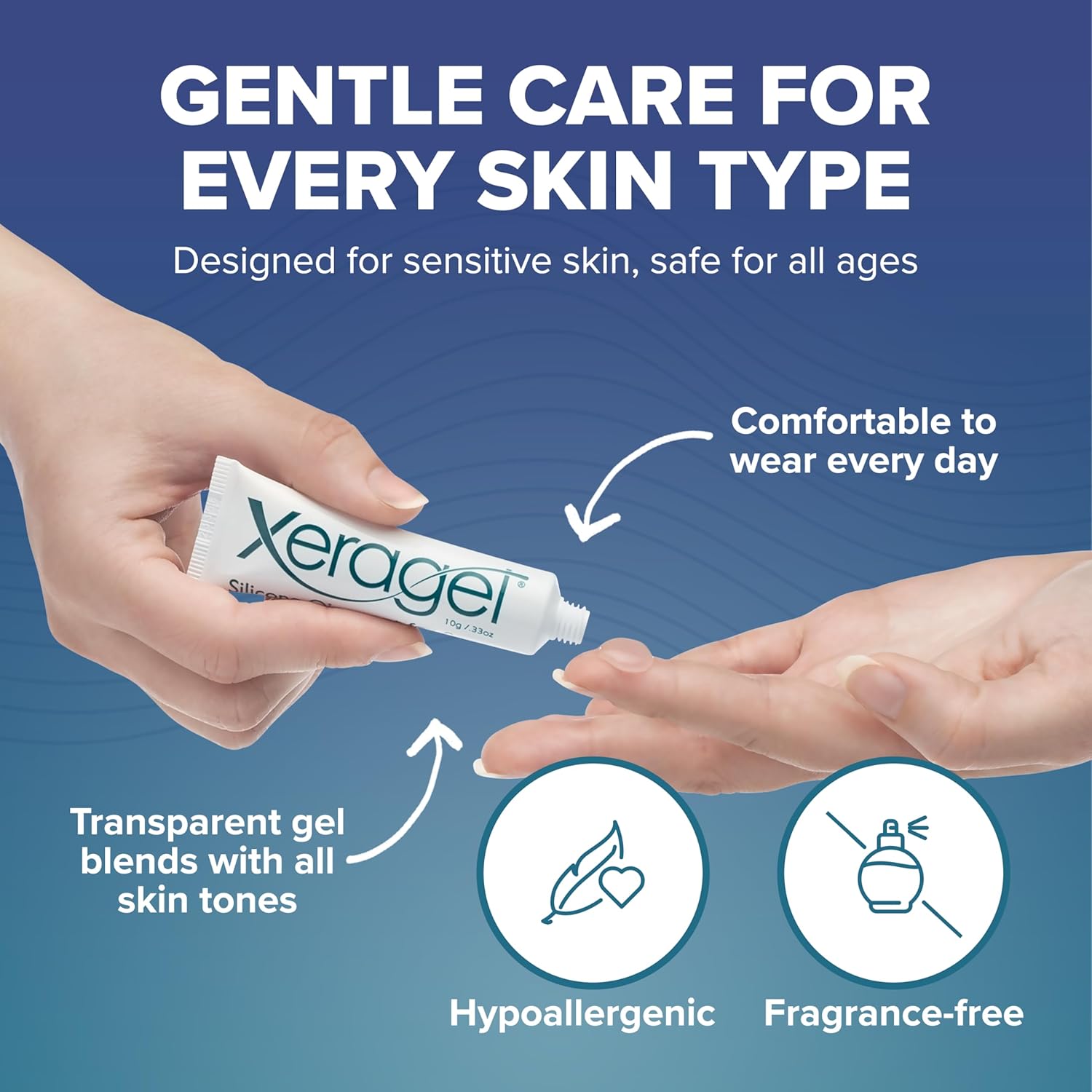 Xeragel 100% Silicone Scar Treatment Ointment 10g – Scar Gel for Smoother, Flatter Scars from Surgery, Burns, Acne & More - For Old & New Scars on Face, Neck & Hands - Hypoallergenic & Fragrance-free - Image 5