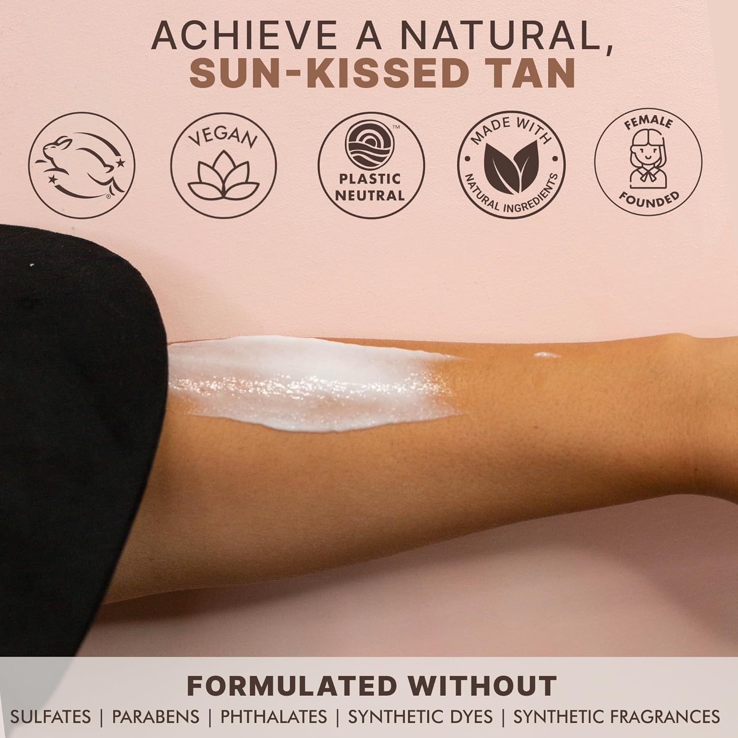 Tanning Lotion Self Tanner - USA Made with Natural and Organic Ingredients Non Toxic Sunless Browning Lotion, Best Gradual Tanner for Men and Women, Streak-Free Fake Tan, Fair to Medium - Image 6
