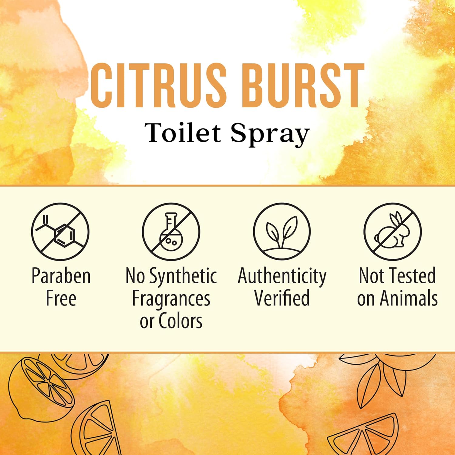 Aura Cacia Citrus Burst Toilet Spray 2 Fl. oz. - Light Aroma, No Synthetic Fragrances - Image 6