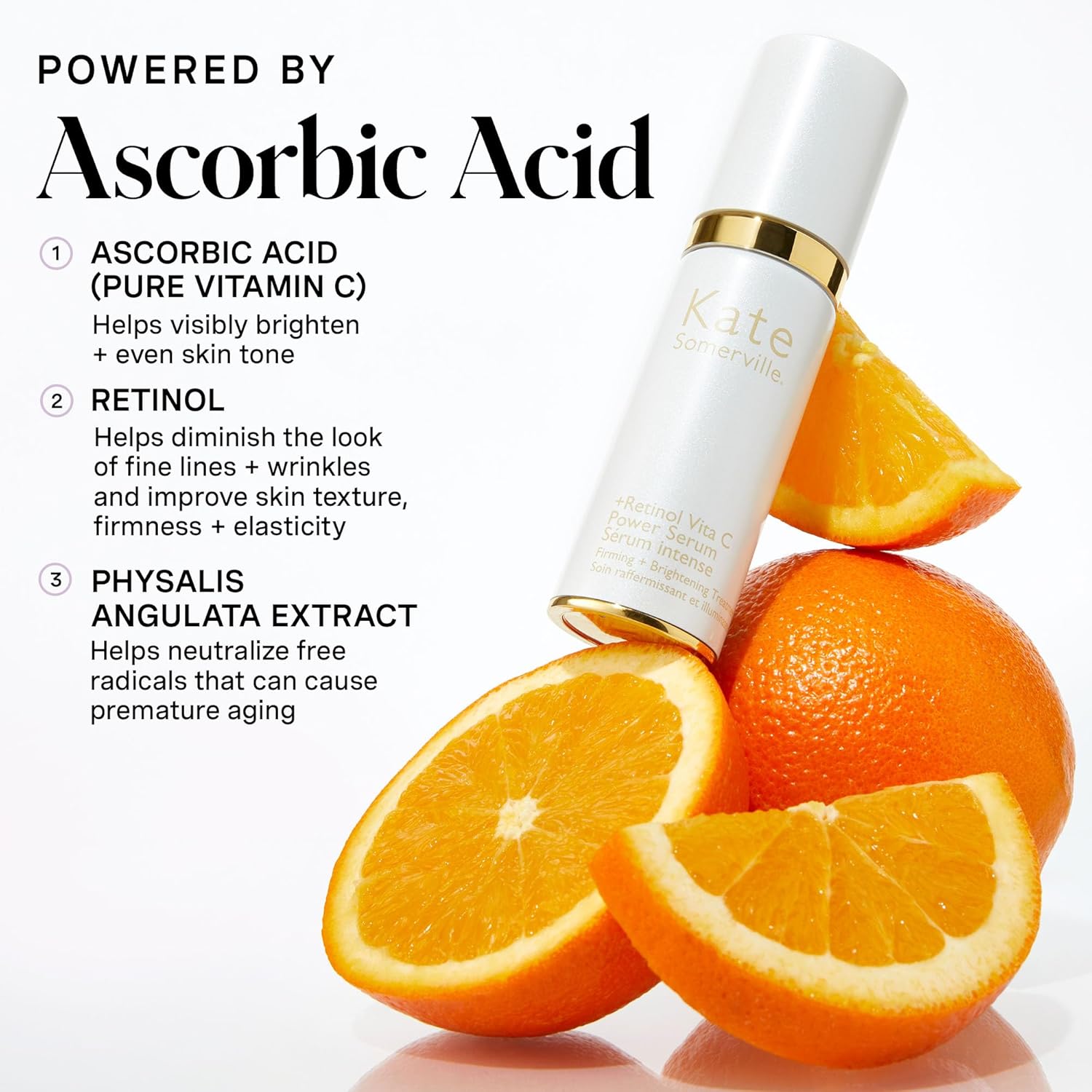 Kate Somerville Retinol Vita C Power Serum – Anti-Aging Skin Firming Treatment Clinically Proven to Brighten and Smooth Lines and Wrinkles, 1 Fl Oz - Image 2