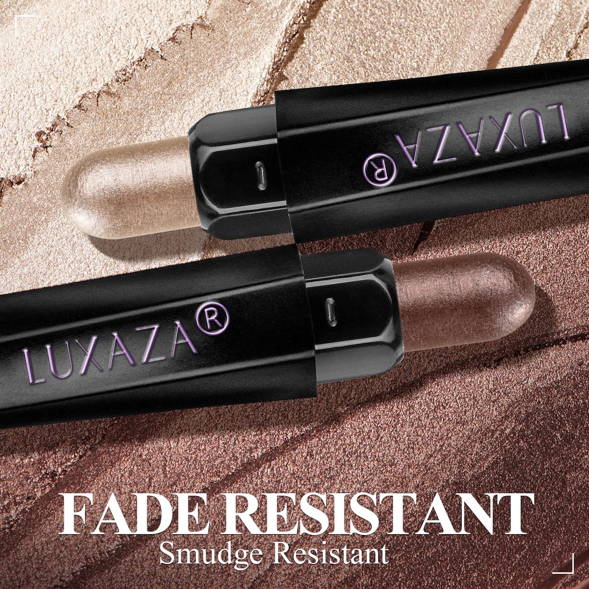 6PCS Cream Eyeshadow Stick Makeup Sets, Metallic And Matte Shimmer Eye Shadow Eye Brightener Stick Pencil Crayon, A02-Taupe Mauve - Image 2