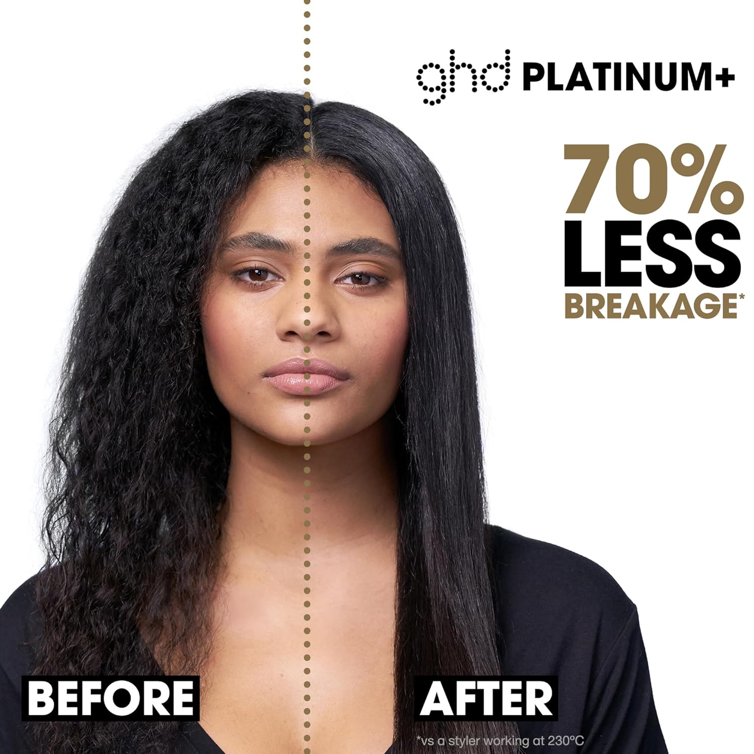 ghd Platinum+ 1-inch Ceramic Professional Hair Straightener for Stronger Hair Shine Protection - Image 3
