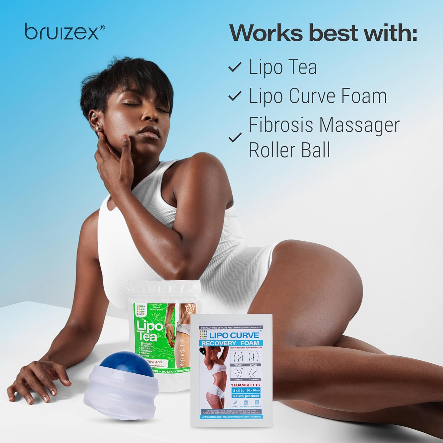 Fibrosis Care Cream After Liposuction and BBL I Use with Lymphatic Drainage Massage After 360 lipo, Brazilian Butt Lift, Tummy Tuck I Works with MLD Body Massager Tools, Faja, lipofoam I 4 Oz - Image 6