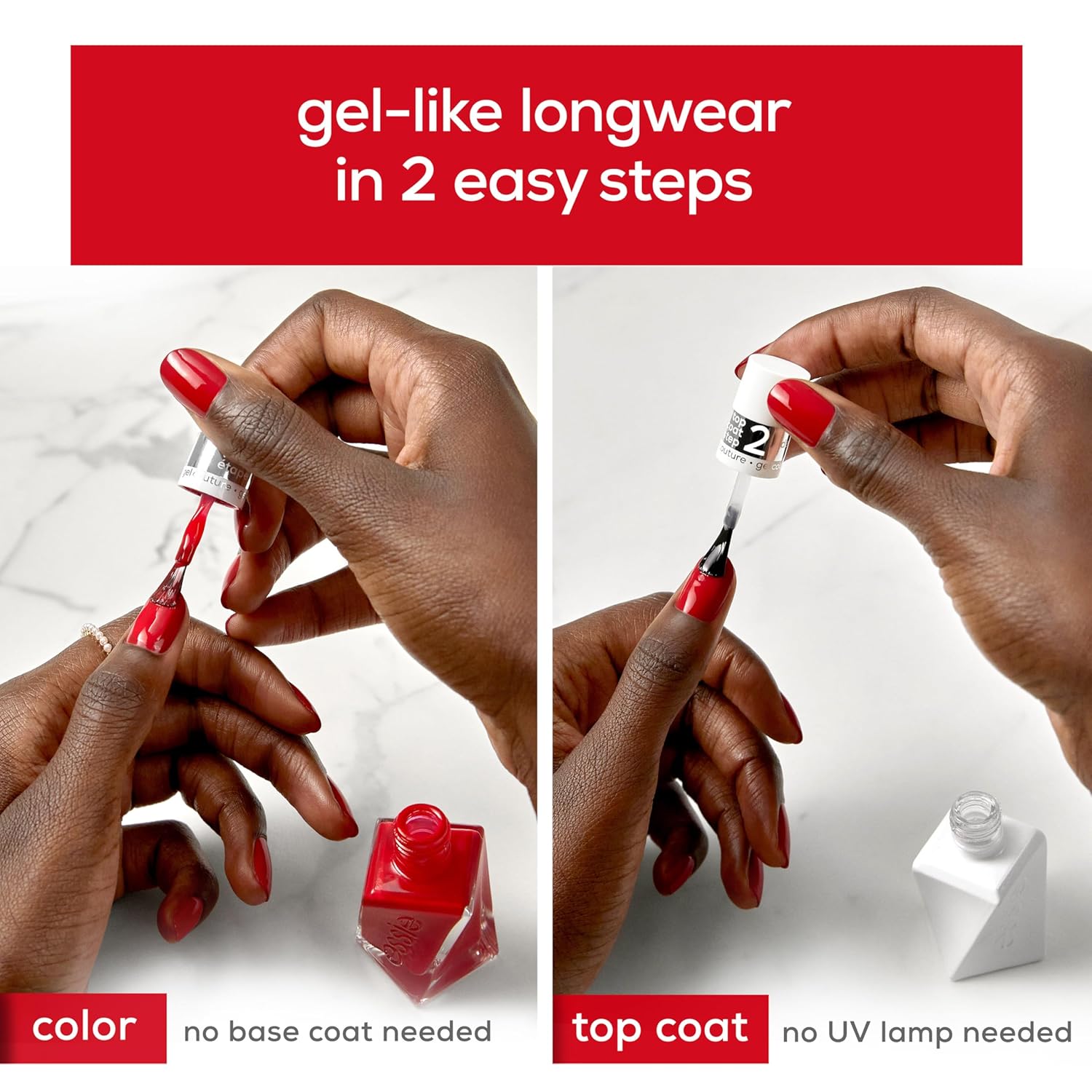essie Gel Couture 2-Step Longwear Nail Polish, First Fitting, 0.46 fl. oz - Image 5
