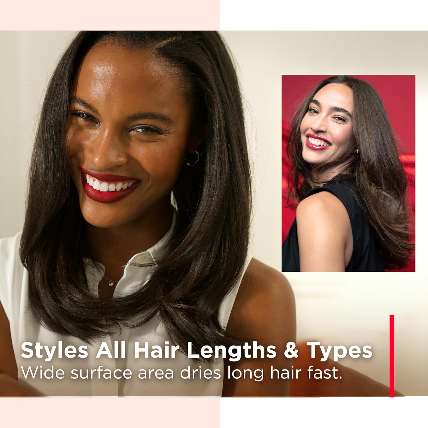 Revlon 1875W Infrared Hair Dryer & One-Step Volumizer Hot Air Brush Bundle, Black, 1 Count Each - Image 7