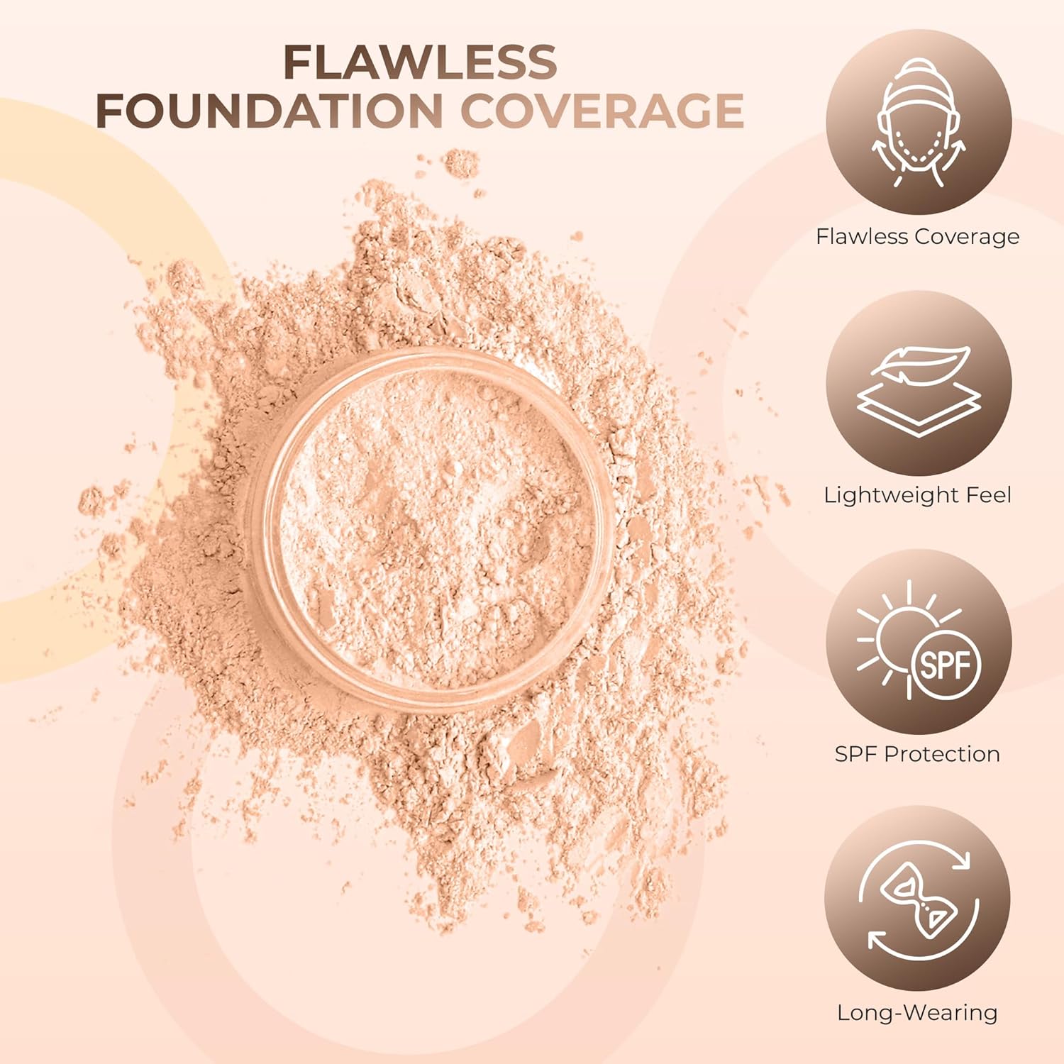 Pink Bisque Foundation (30g Full Size Sifter Jar) Matte Mineral Makeup Loose Powder Foundation – Full Coverage, Natural Finish, Noncomedogenic, SPF 30 - Image 3