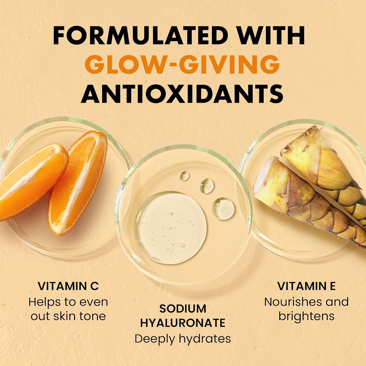 Eclat Skincare Vitamin C Moisturizer for Face with Hyaluronic Acid & Squalane - Face Brightening Cream - Anti Aging, Firming & Hydrating Vitamin C Cream for All Skin Tone 50 ml - Image 4