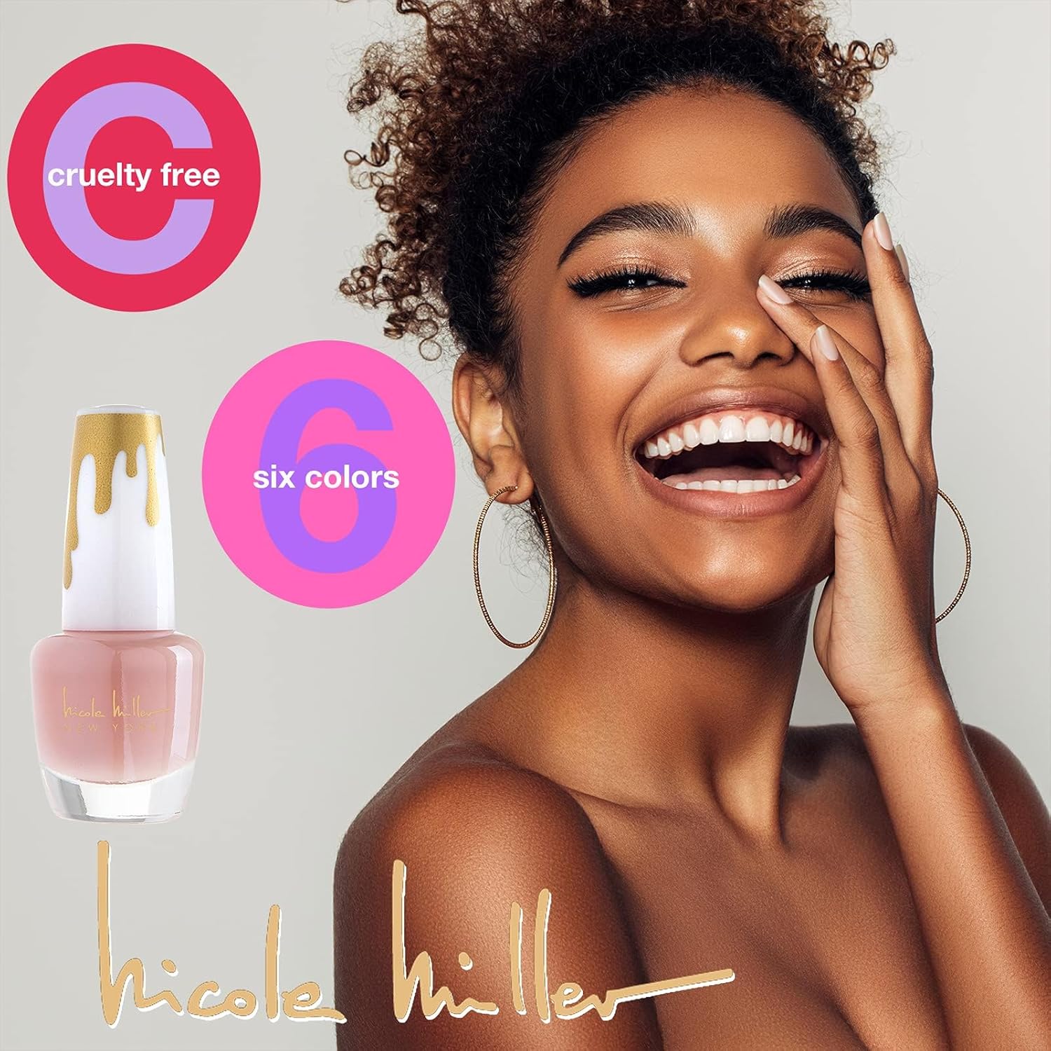 Nicole Miller Nail Polish Collection – Unique Glossy and Shimmery Colors for Women and Girls, Nudes - Image 3