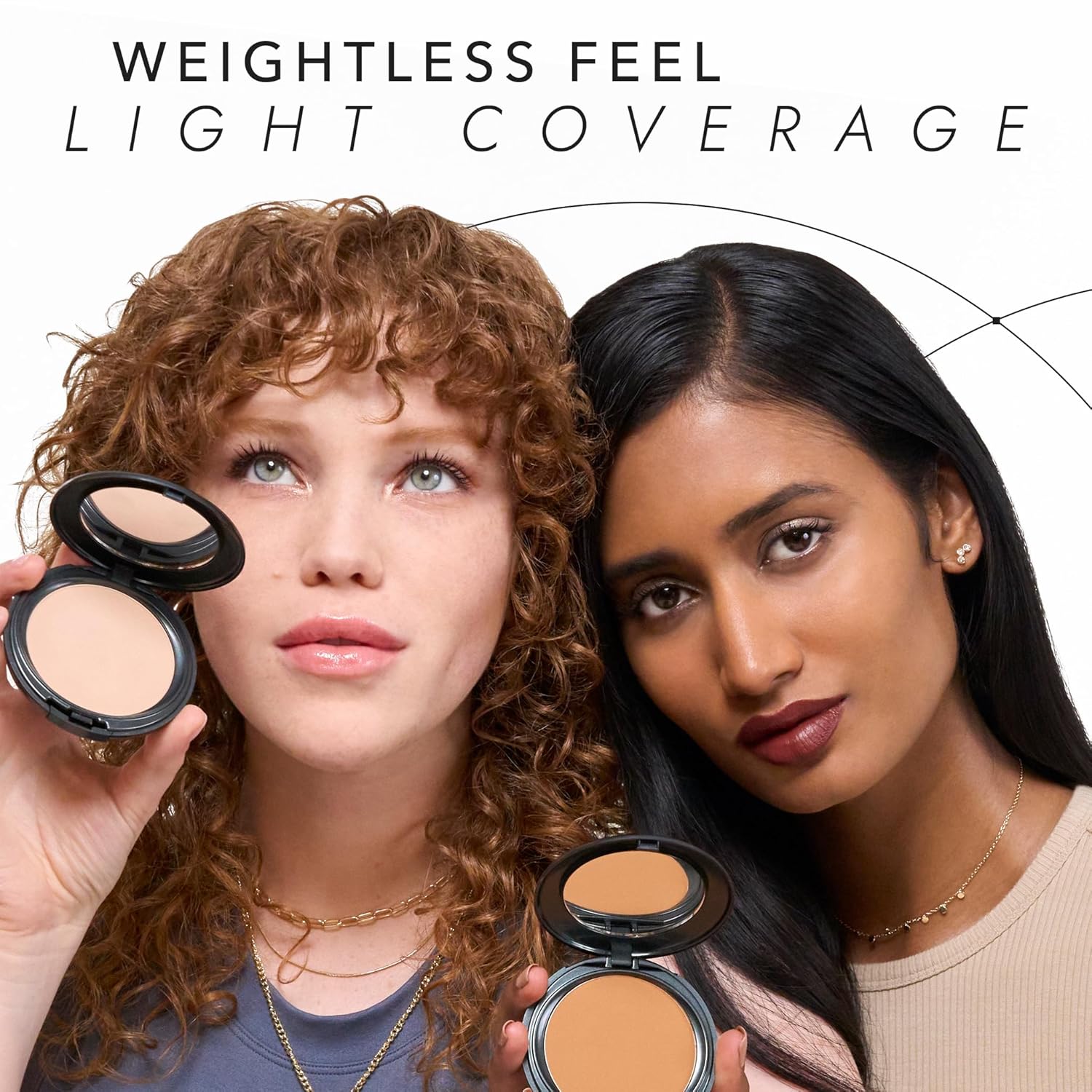 COVER FX Pressed Mineral Foundation - Shade M2 - Weightless Powder Foundation - Buildable Light to Full Coverage - Matte Finish - All Skin Types - Image 3