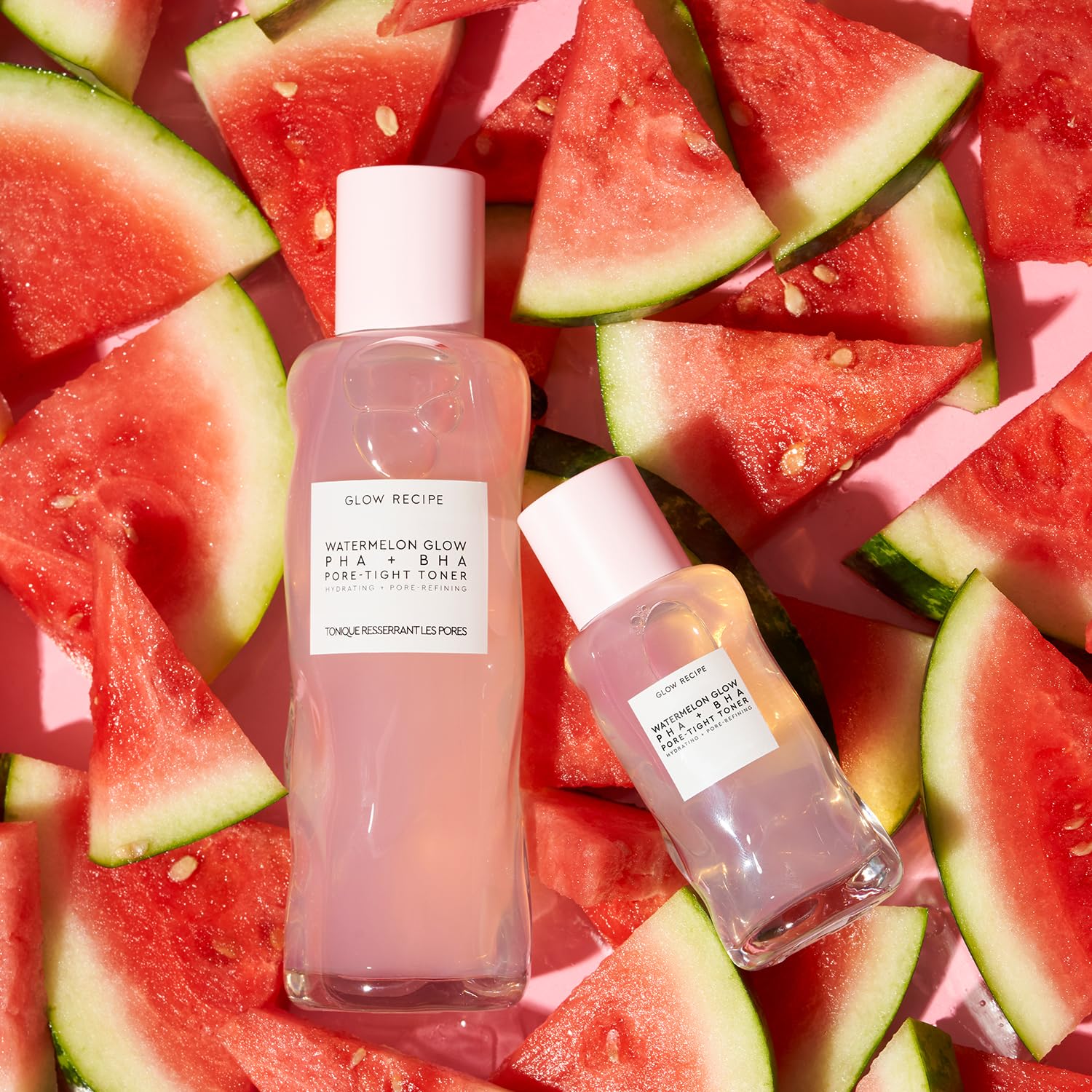 Glow Recipe PHA + BHA Face Toner - Korean Skin Care Pore Minimizer & Gentle Facial Exfoliator for Tightening, Hydrating & Exfoliating - Glycerin, Watermelon & Cactus Water (150ml) - Image 5