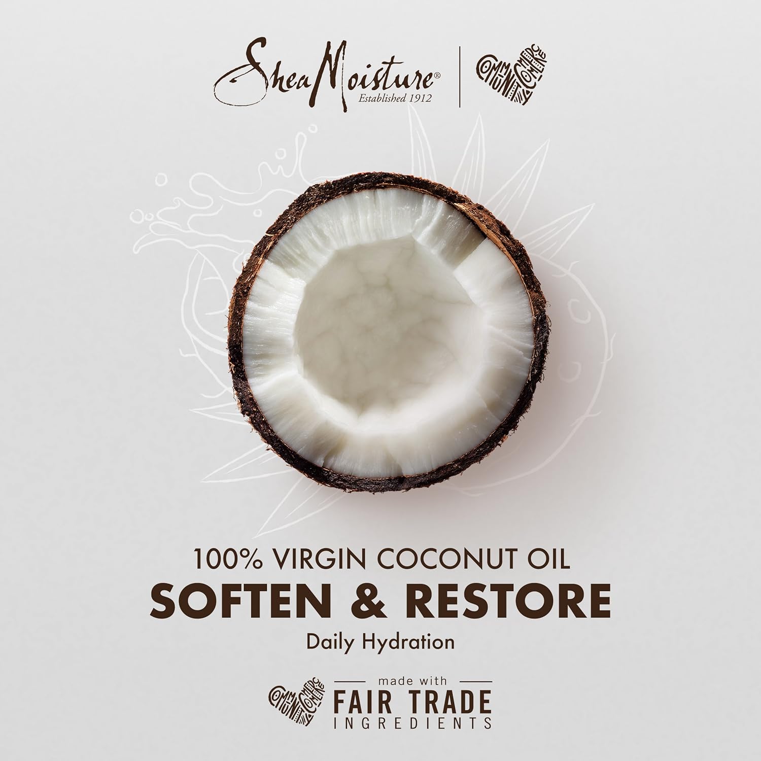 SheaMoisture Overnight Face Oil for All Skin Types 100% Virgin Coconut Oil for Daily Hydration 1 oz - Image 3