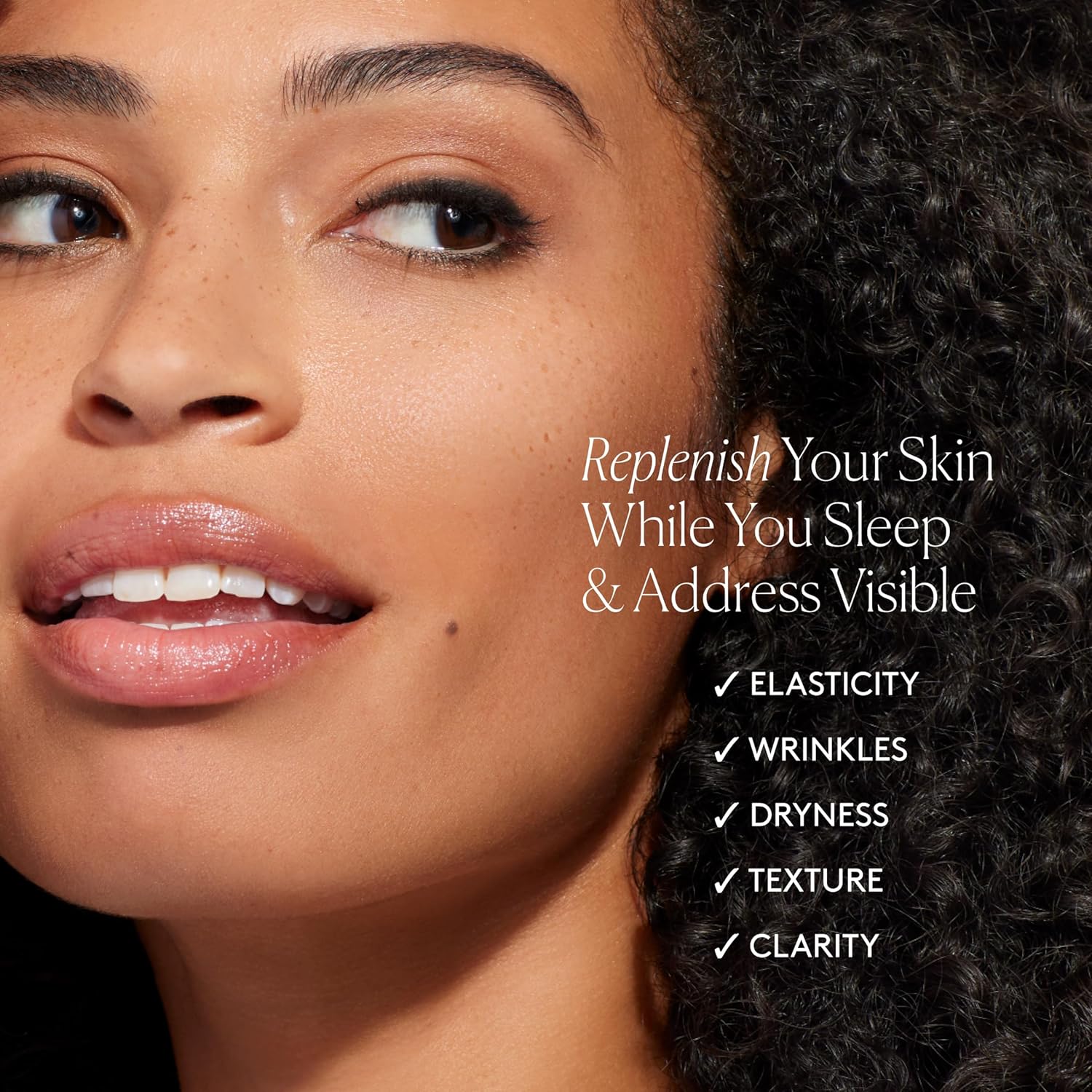 Naked & Thriving Restorative Night Routine | Renew Night Serum (30 mL) + Revive Eye Cream (15 mL) + Rejuvenate Face Oil (35 mL) with Peptides, Squalane, Hyaluronic Acid, and Fruit AHAs (Set of 3) - Image 3