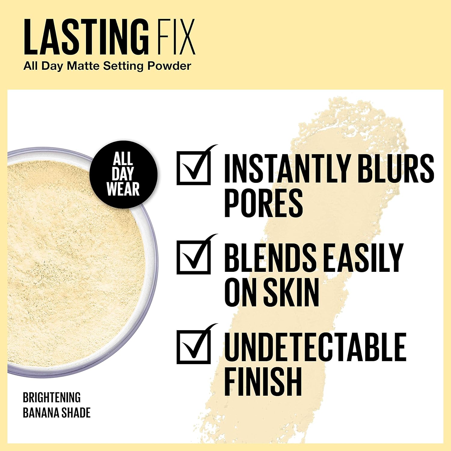 Maybelline Banana Powder Loose Setting Face Powder, Shade 10, 1 Count - Image 2