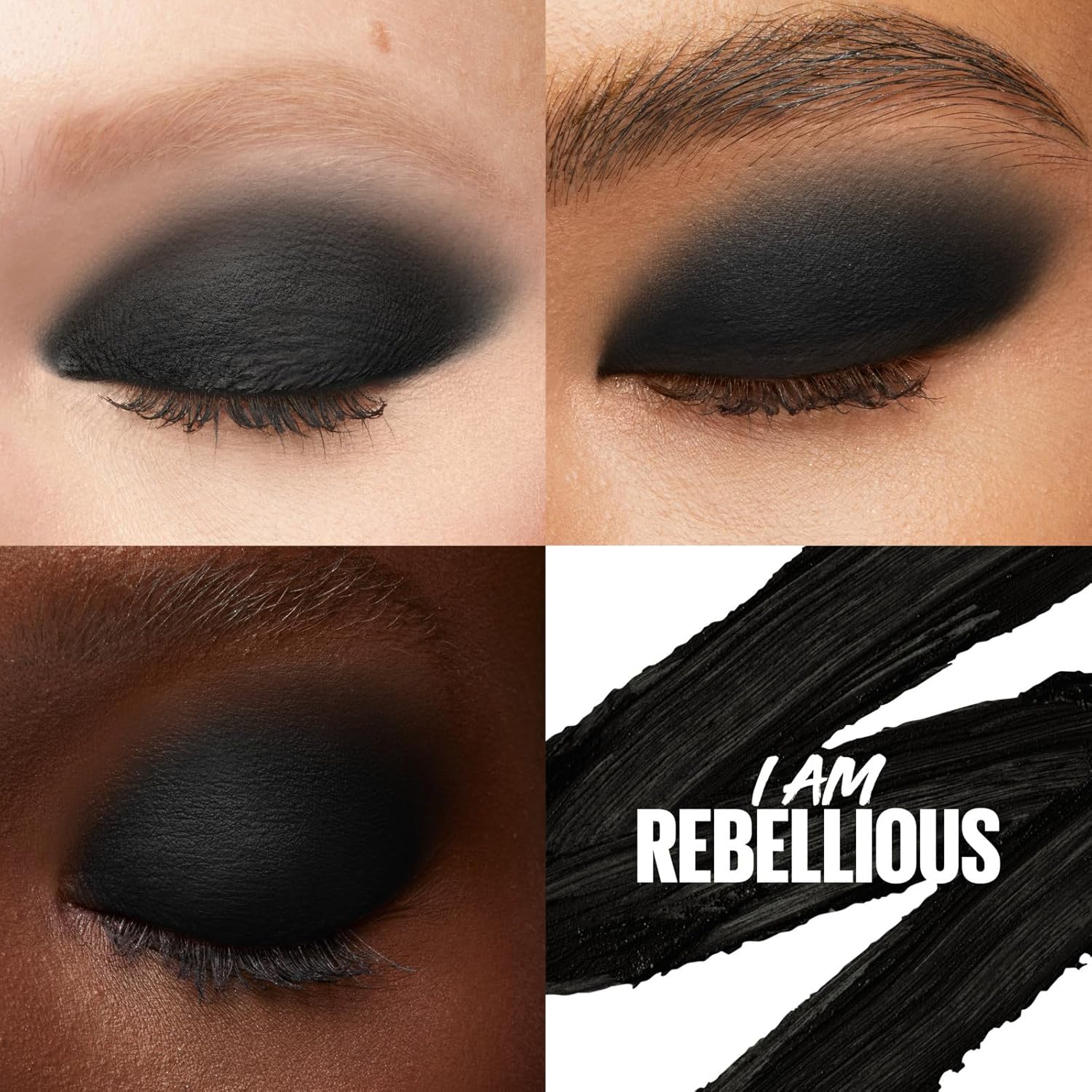 Maybelline Color Tattoo Longwear Multi-Use Eye Shadow Stix, All-In-One Eye Makeup for Up to 24HR Wear, I am Rebellious (Matte Black), 1 Count - Image 2
