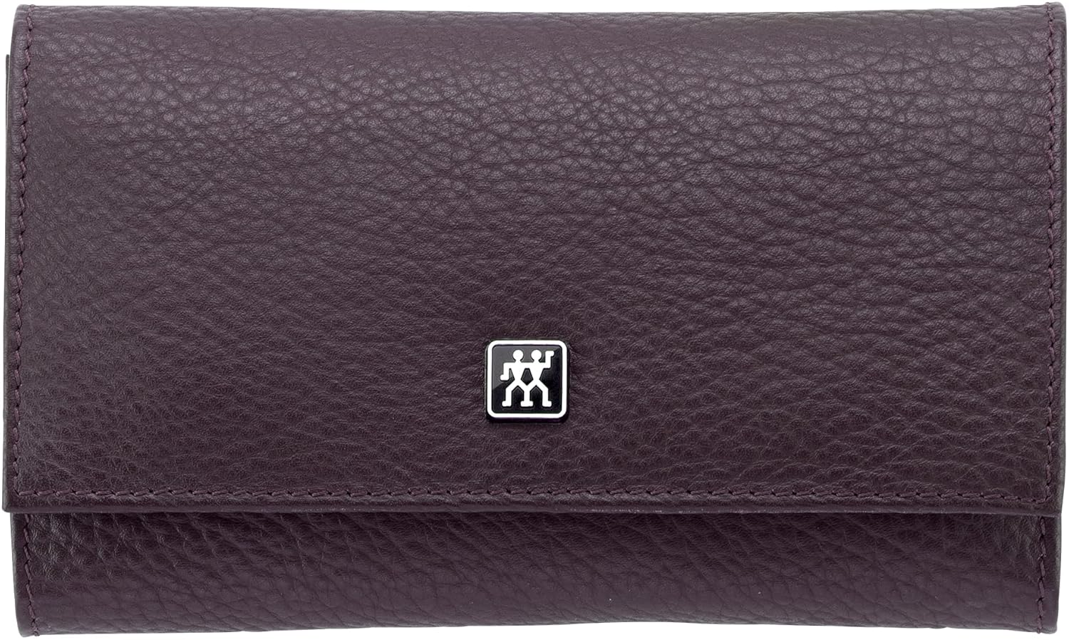 ZWILLING Beauty Classic INOX Manicure and Pedicure Nappa Leather Case with Snap Closure, Nail Care Kit, 8-Piece, Premium Travel Nail Kit, Purple - Image 4