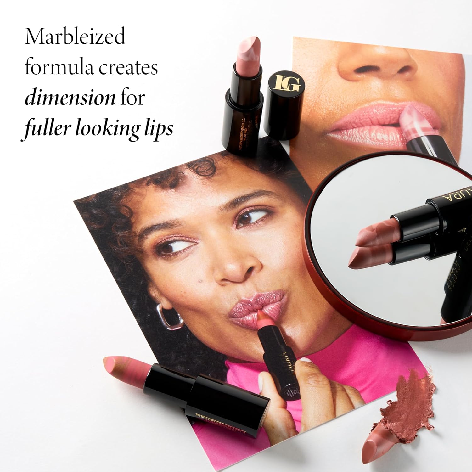 LAURA GELLER NEW YORK Italian Marble Sheer Lipstick - Honey Bun - Hydrating & Lightweight - Vitamin E & Caster Seed Oil - Cream Finish - Image 6