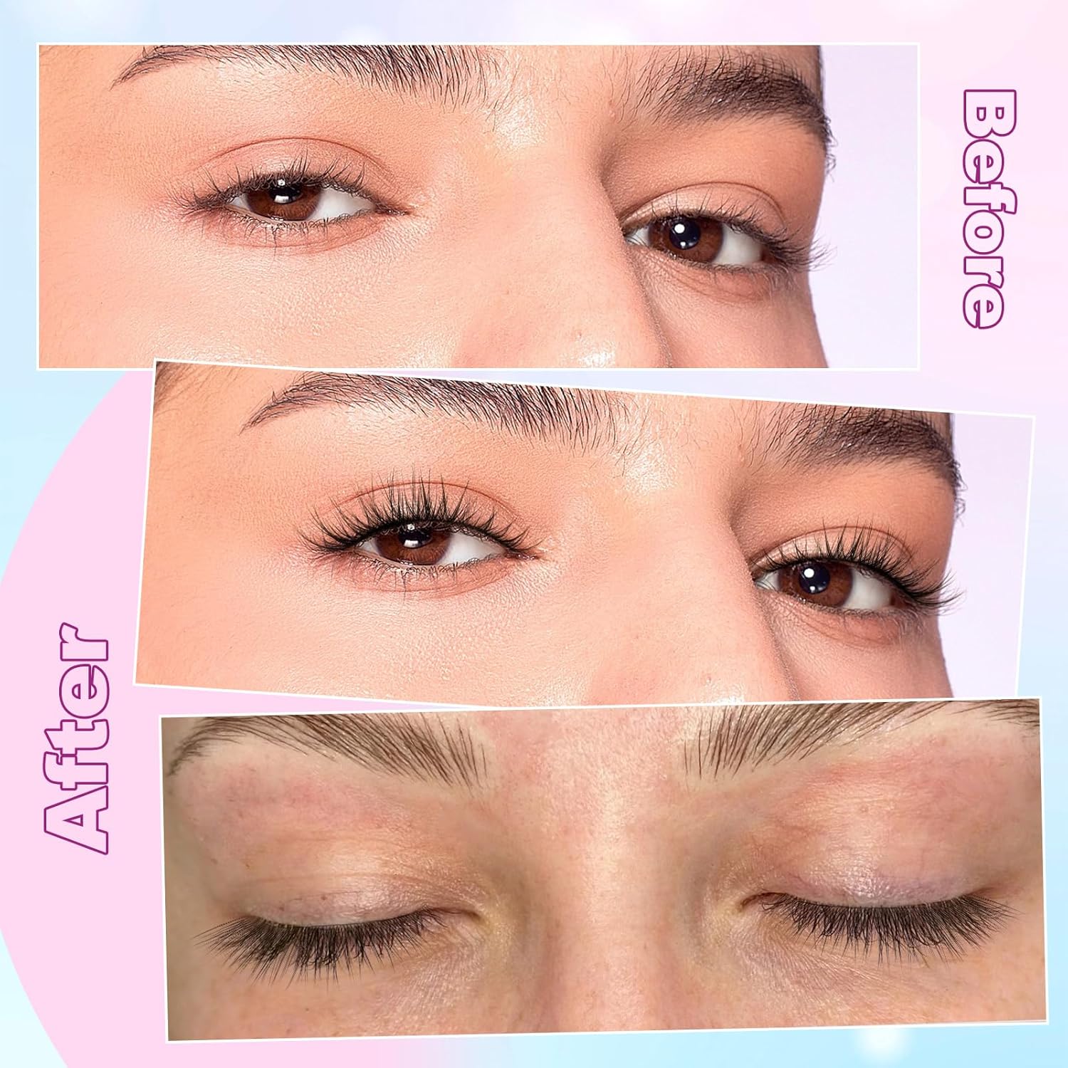 Lash Clusters Wispy Eyelash Clusters Natural C-Curly Cluster Lashes zanlufly Wispy Individual Lashes 150Pcs Eyelash Extension 10 12 14MM DIY Lash Extensional Lash Clusters - Image 4