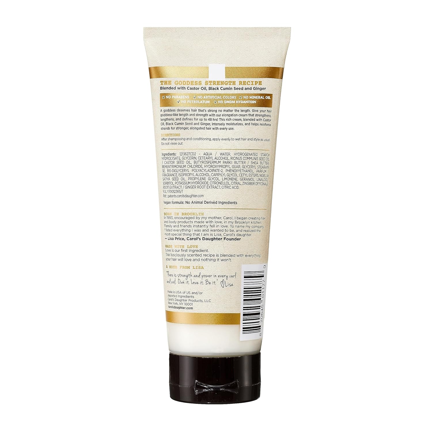Carol's Daughter Goddess Strength True Stretch Defining Cream 6.8 Oz for Waves and Curls - Image 12