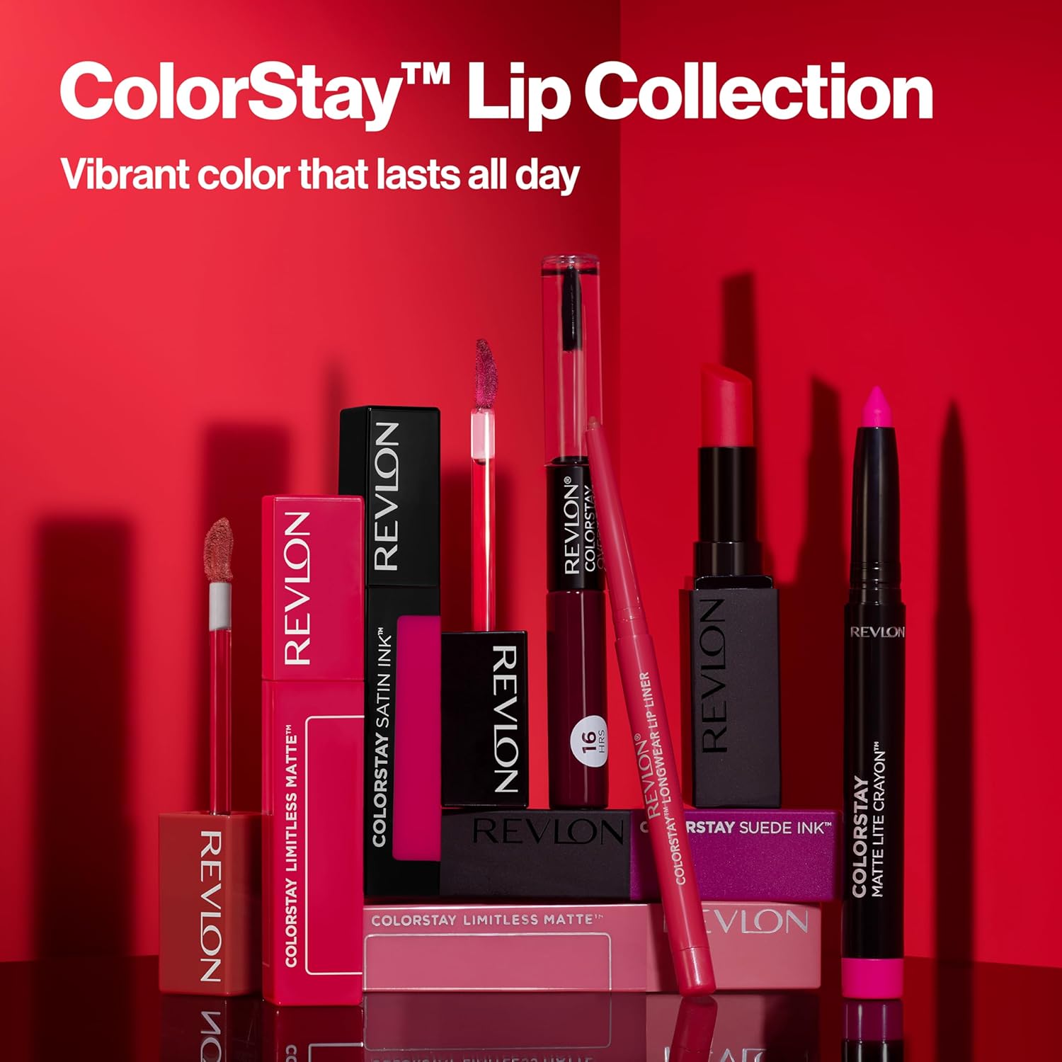 Revlon Liquid Lipstick with Clear Lip Gloss, ColorStay Overtime Lipcolor, Dual Ended with Vitamin E, 340 Eternally Tan, 0.07 Fl Oz - Image 7