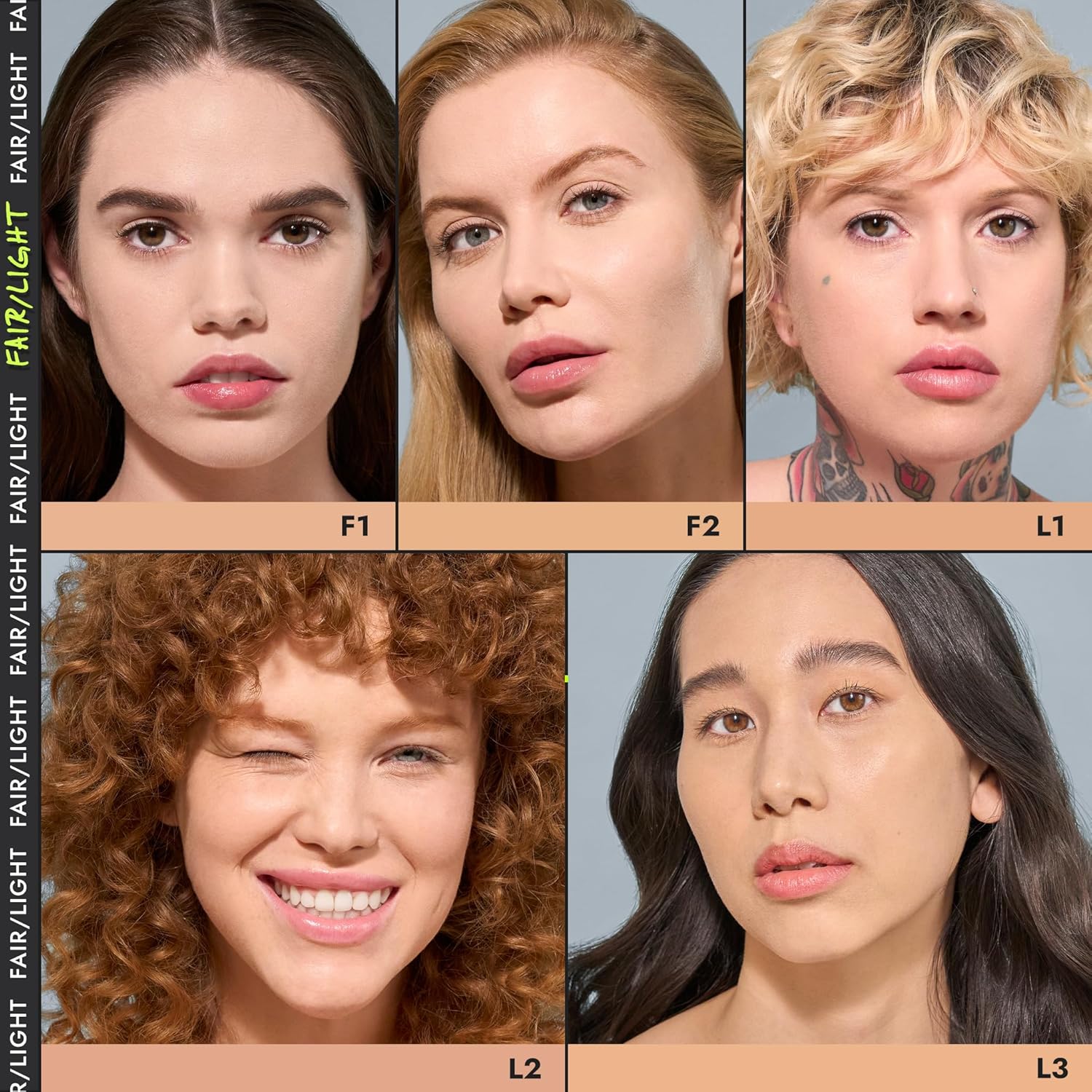 COVER FX Power Play Foundation - Shade L1 - Buildable Full Coverage - Waterproof Sweat-Proof Transfer-Proof - Natural Matte Finish - All Skin Types - Image 6