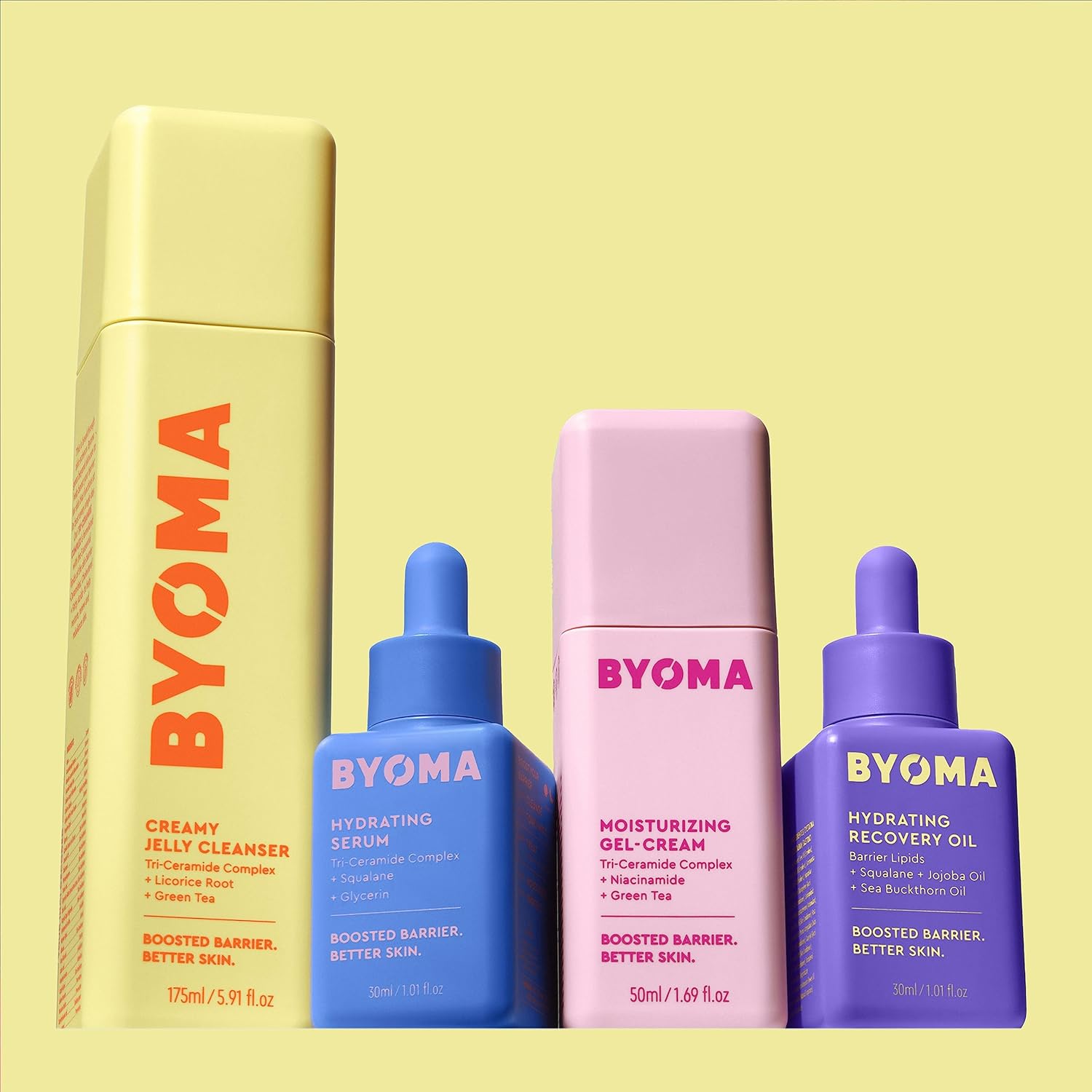 BYOMA Hydrating Recovery Oil - Luxury Face Oil with Squalane, Jojoba Oil & Seabuckthorn Oil - Instant Radiant and Glowy Skin - Barrier Repair Facial Oil - 1.01 fl. oz - Image 6