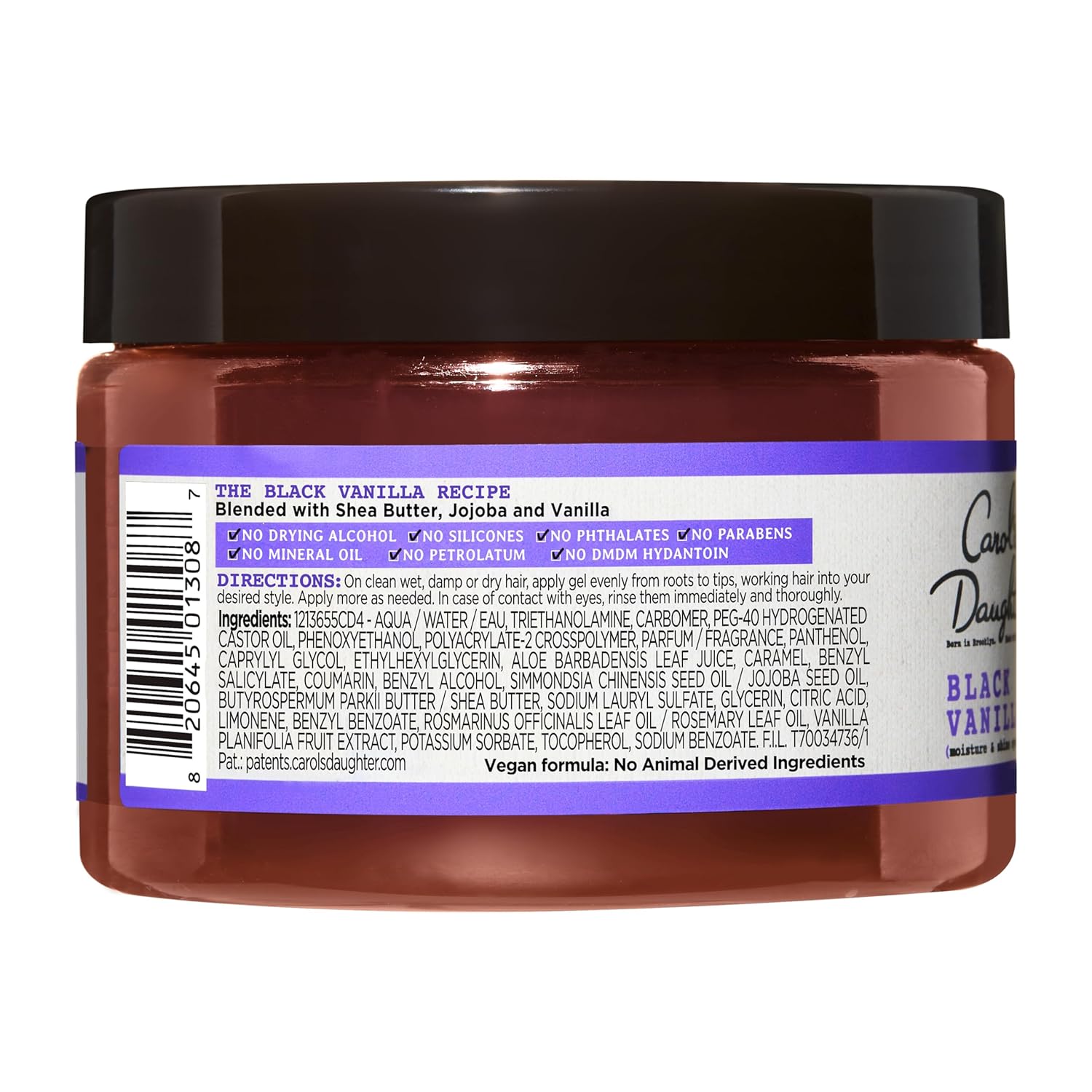 Carol's Daughter Black Vanilla Moisture and Hold Jelly, Hair Gel For Dry Hair with Shea Butter, Jojoba and Vanilla, 12 Fl Oz - Image 11