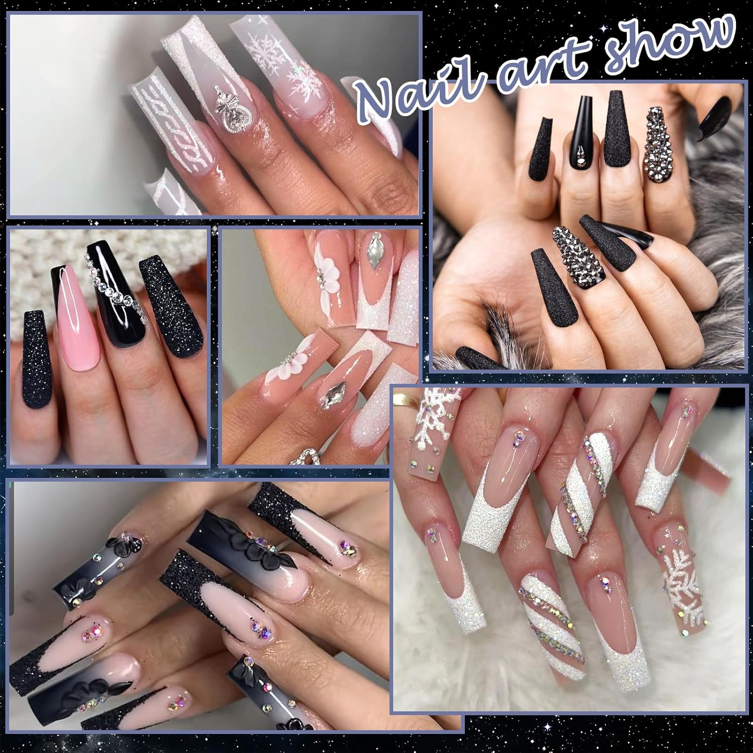 Laza White Nail Shimmer Snow Powder Diamond Dust Ultra-fine Sequins PET Flakes Pixie Sparkle Fairy Shiny Nail Art Decoration Sugar Glitter for French Manicure - Image 5