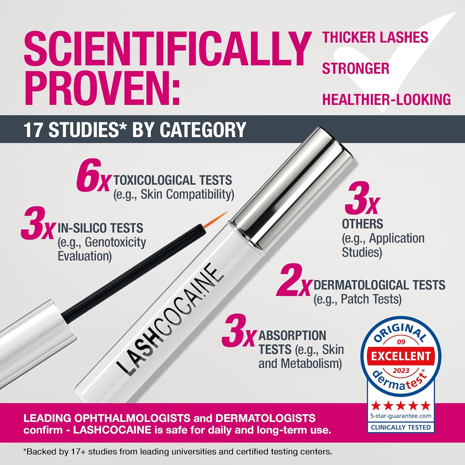 LASHCOCA!NE eyelash growth serum to grow longer & fuller eyelashes | vegan lash enhancing serum | test winner “VERY GOOD” for eyelash extensions | long eye-lashes by Svenja Walberg - Image 3
