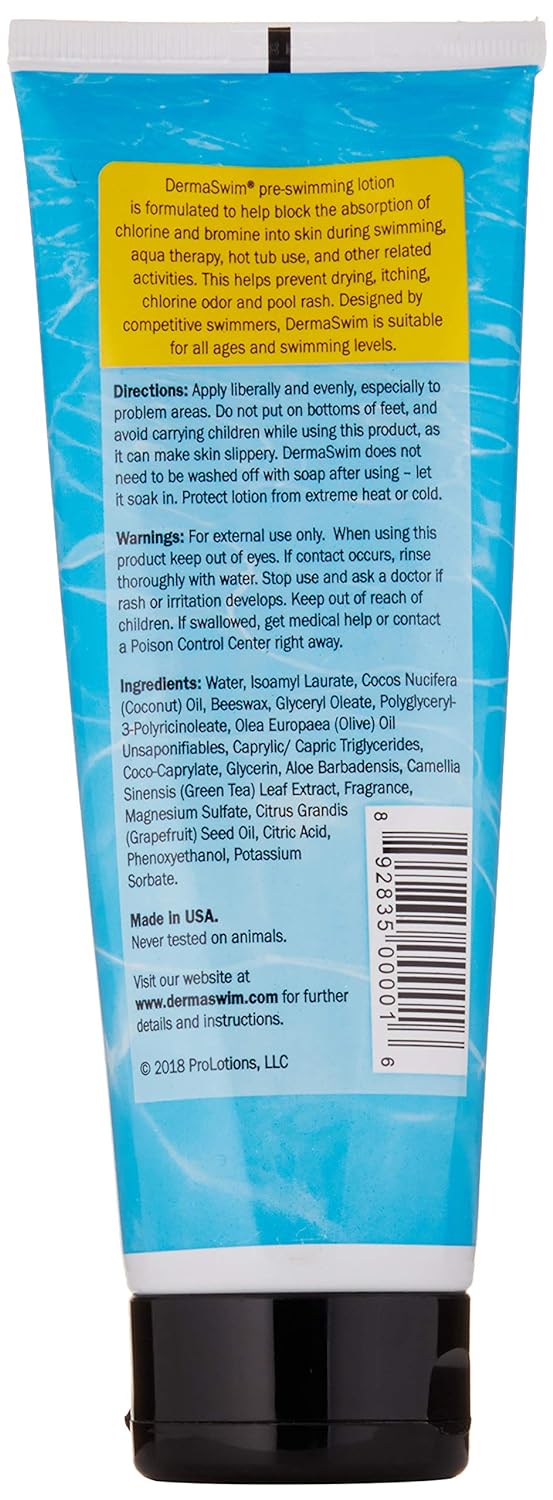 Pre-Swim Lotion for Chlorine Protection – 8 fl oz | 97.5% Natural & Paraben-Free | Vitamin-Enriched with Aloe & Green Tea | Shields & Moisturizes Skin Before Swimming in Pools or Hot Tubs - Image 6