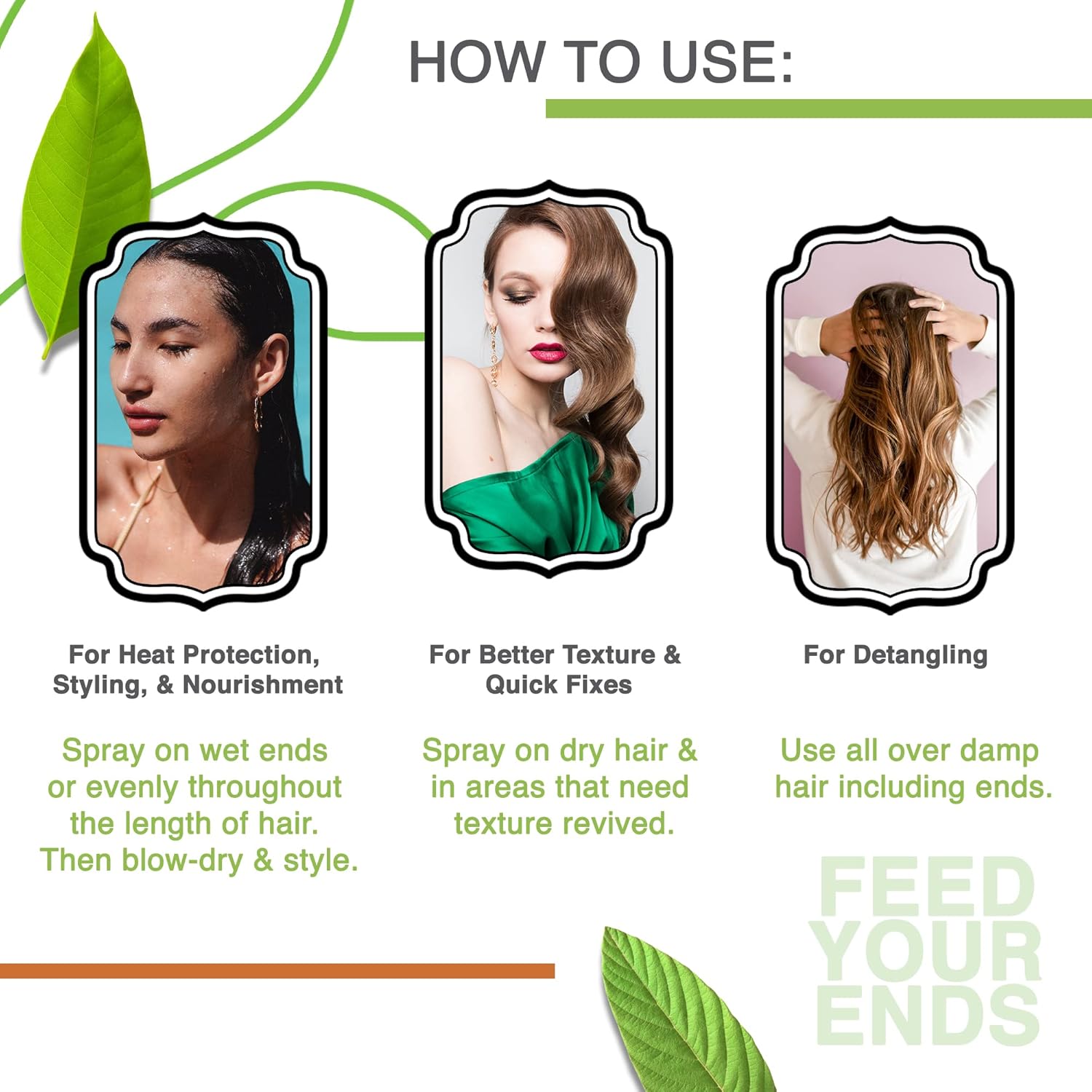 Yarok - Feed Your Ends Leave In Conditioner - Moisturize, Detangle & Protect - Hydrating & Nourishing - For Shiny, Smooth, Soft Hair - 100% Vegan - Gluten, Sulfate, Paraben & Cruelty Free - 8oz - Image 6