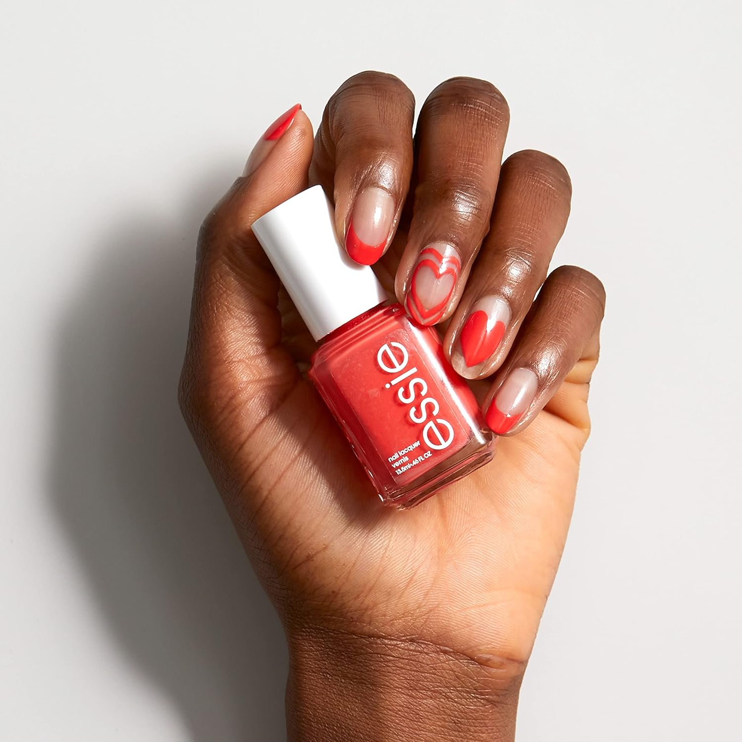Essie Coral Red 8-Free Vegan Nail Polish, Salon-Quality, 0.46 fl oz - Image 11
