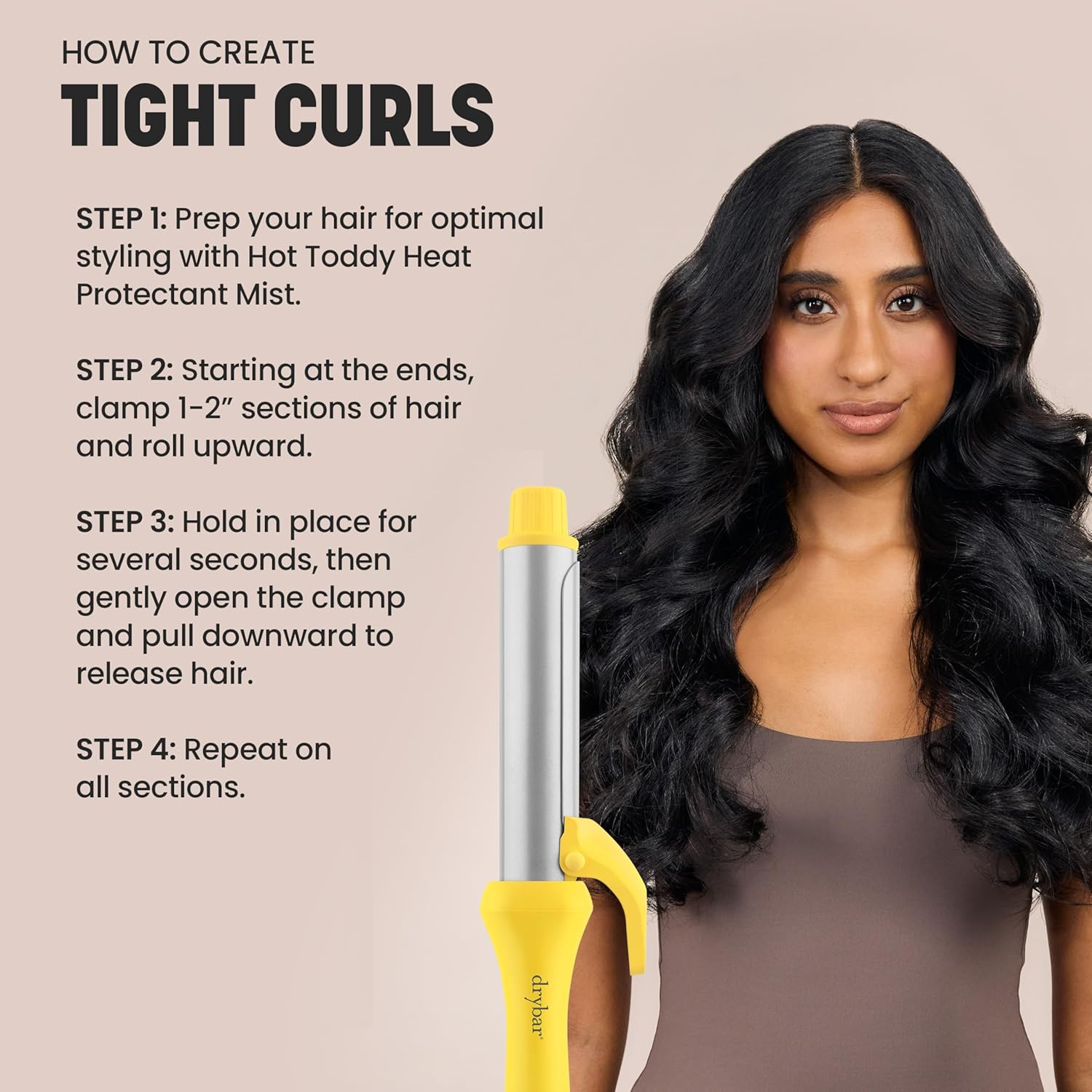 Drybar The Mixologist Interchangeable Styling Iron | One Tool with Three Different Hair Styles of Waves and Curls, Reduces Frizz, Adds Shine, Maintains Healthy Locks for all Hair Types - Image 8