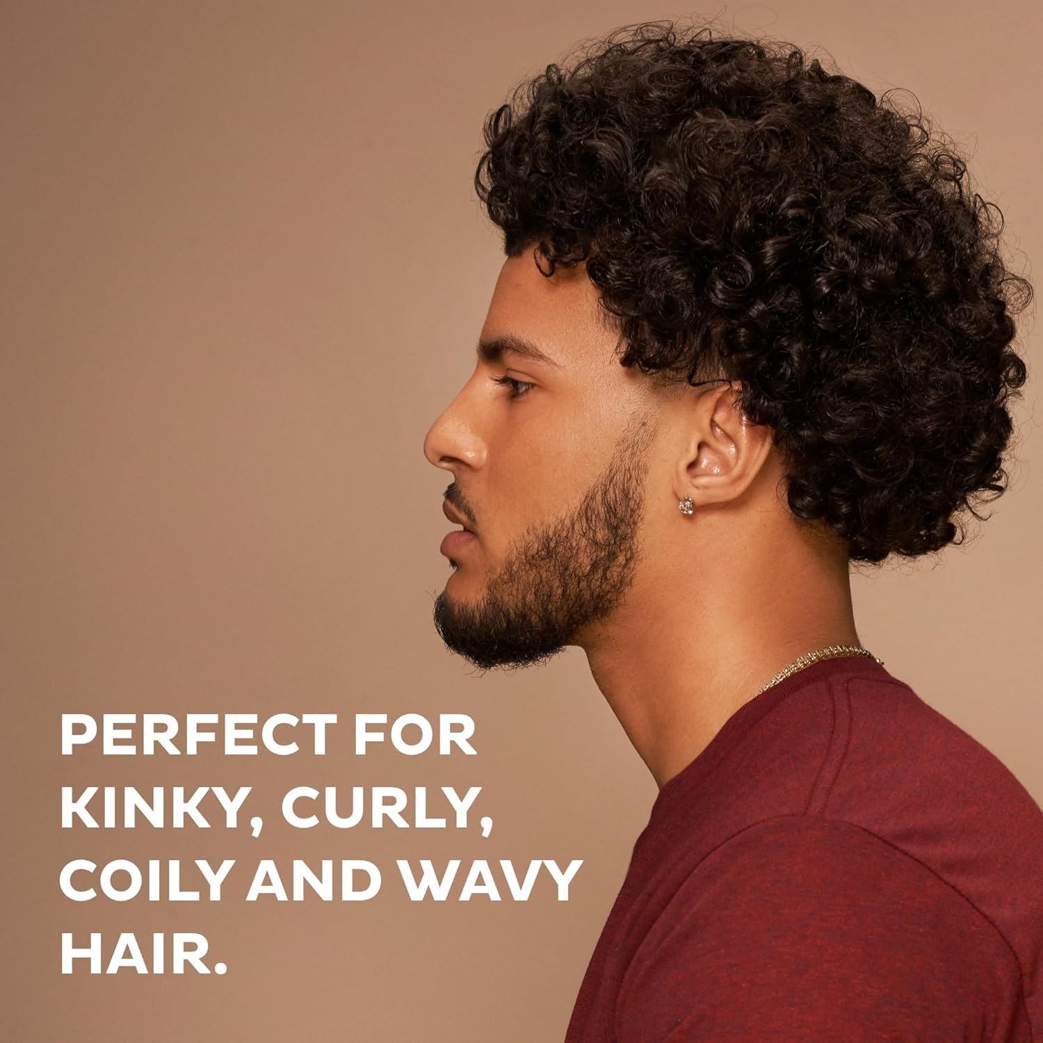 Scotch Porter Curls & Waves Leave-In Hair Conditioner for Men | Superior Smoothness & Definition | Free of Parabens, Sulfates & Silicones | Vegan | 7.1oz Bottle - Image 2