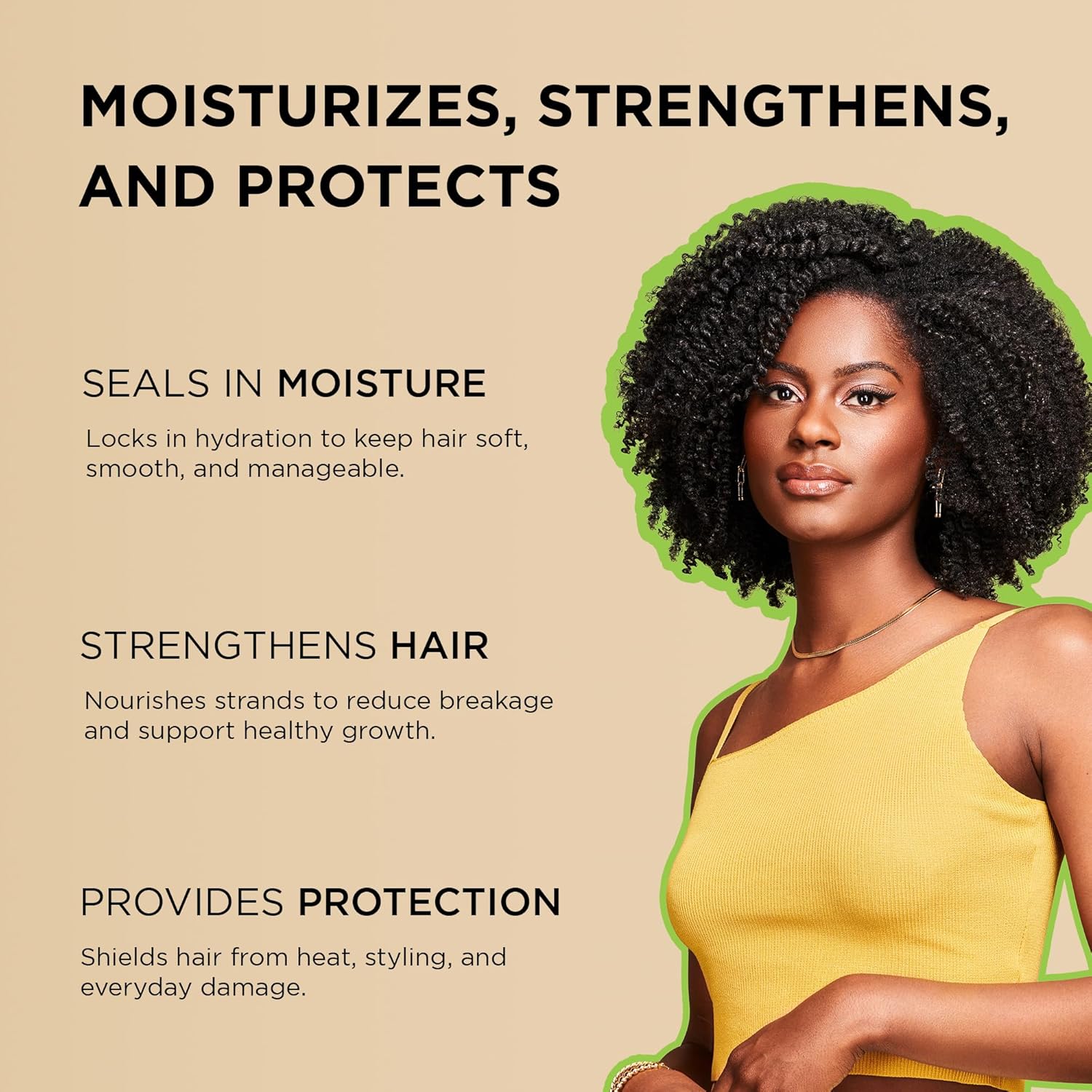 African Pride Moisture Miracle 5 Essential Hair Oils with Vitamin E | Moisture, Shine, Protection, and Growth | Argan, Castor, Grapeseed, Coconut, and Olive Oil | 8 oz - Image 2