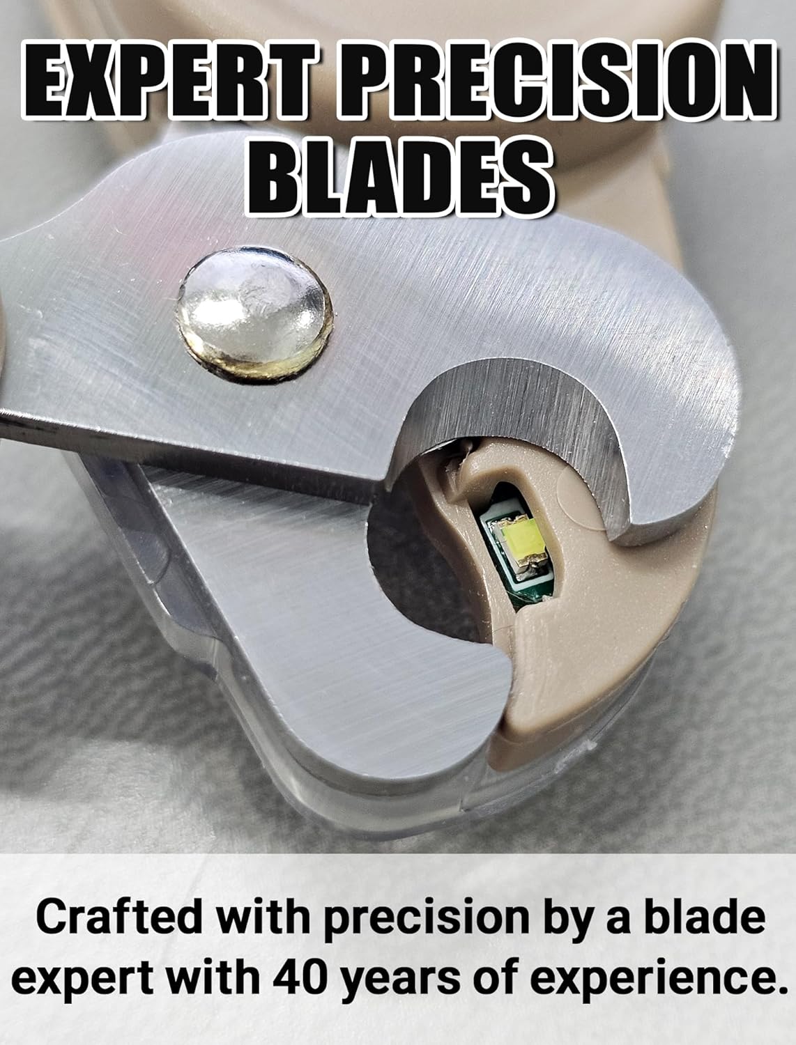 Cat Nail Clipper with LED Guide Light and Nail Trapper - Image 5