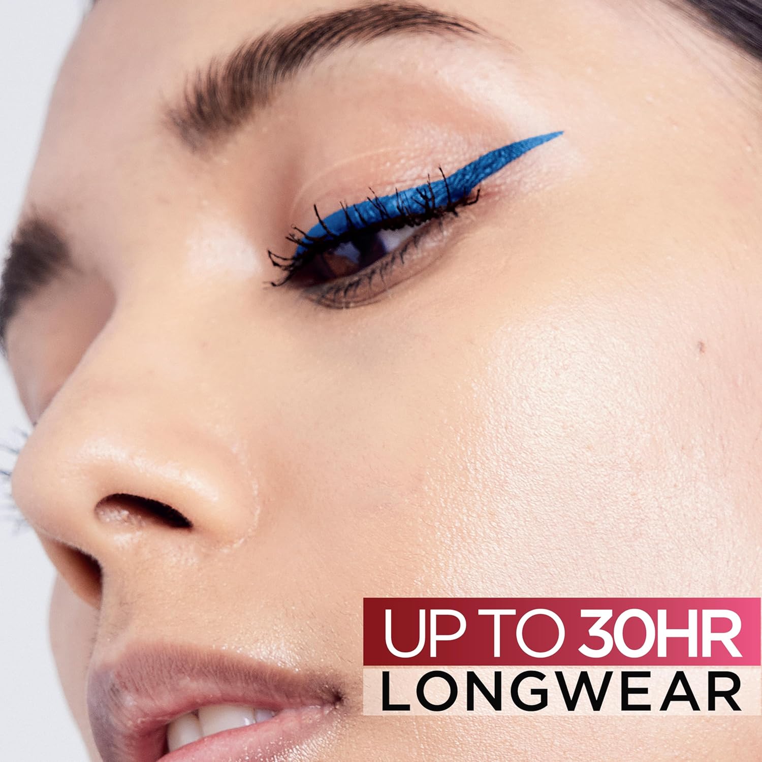 L'Oreal Paris Cosmetics Paris Makeup Infallible Grip Precision Felt Eyeliner, Smudge Resistant, Long Lasting Waterproof Eyeliner, Blue, Blue, 0.03 fl oz - Image 2