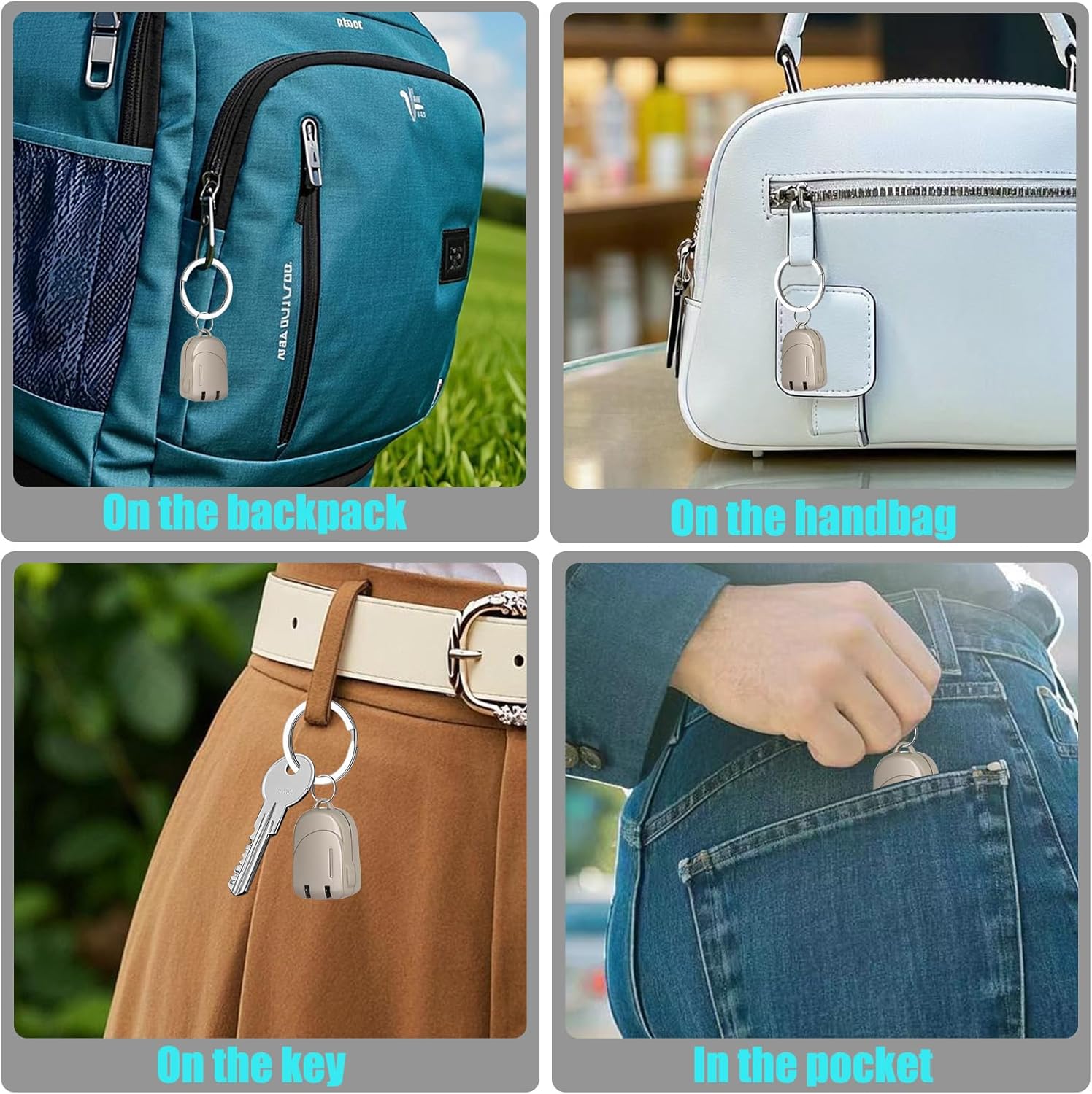 Portable Folding Mini Nail Clippers,All Metal Compact Small Nail Trimmers with Backpack Patterns,Stainless Steel Nail Clippers Keychain Accessories for Travel,Keychain Nail Clipper - Image 4
