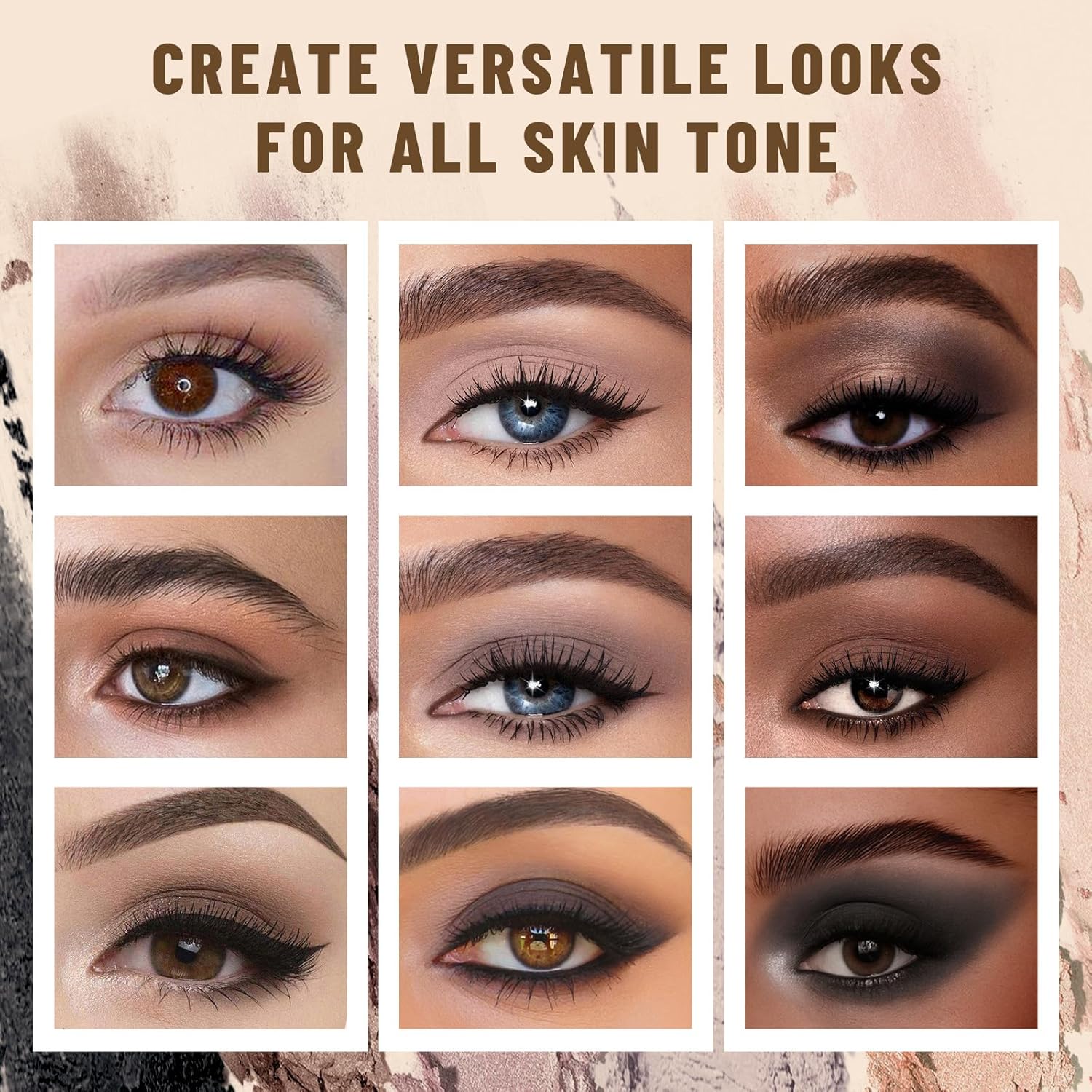6 Colors Mini Naked Eyeshadow Makeup Palette Neutral Nude Smoky Eye Shadow Taupe & Brown Matte Make Up Pallet with Mirror Highly Pigmented Long Lasting Waterproof Travel Size Gift Kit 01 - Image 3