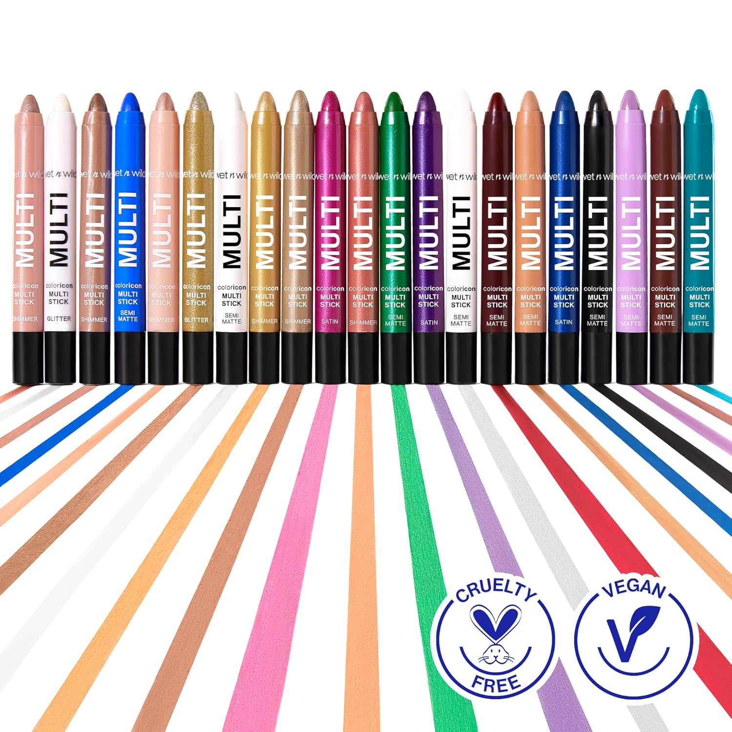 wet n wild Color Icon Cream Eyeliner Eyeshadow Multi-Stick, Moisturizing, Nourishing Velvety Cream-to-Powder Buildable & Blendable Formula, Cruelty-Free & Vegan - Blue Me Away - Image 6