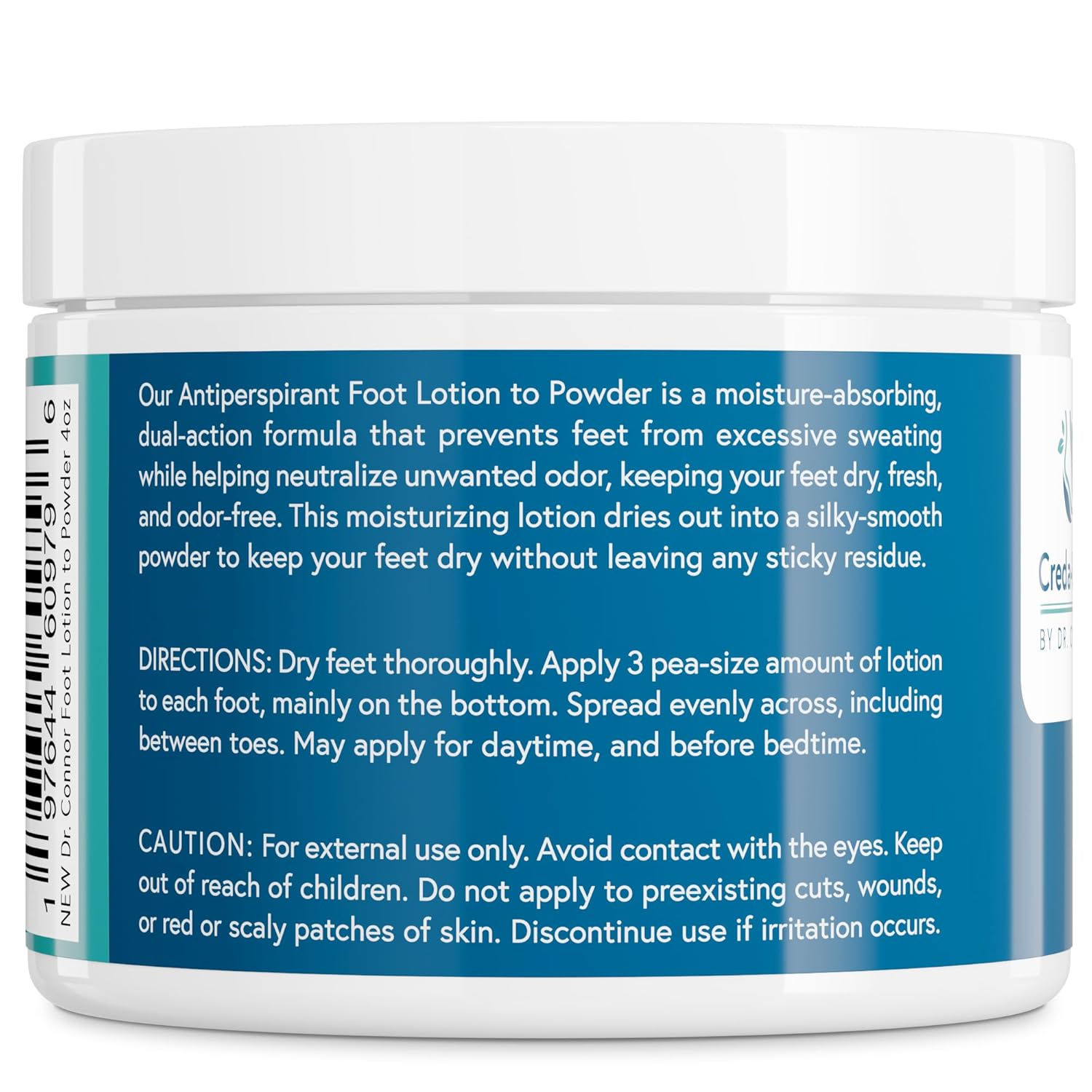 Foot Lotion to Powder for Excessive Sweating - Plant Based Foot Powder for Smelly Feet - Foot Odor Eliminator & Foot Lotion for Dry Feet - 4oz - Image 7
