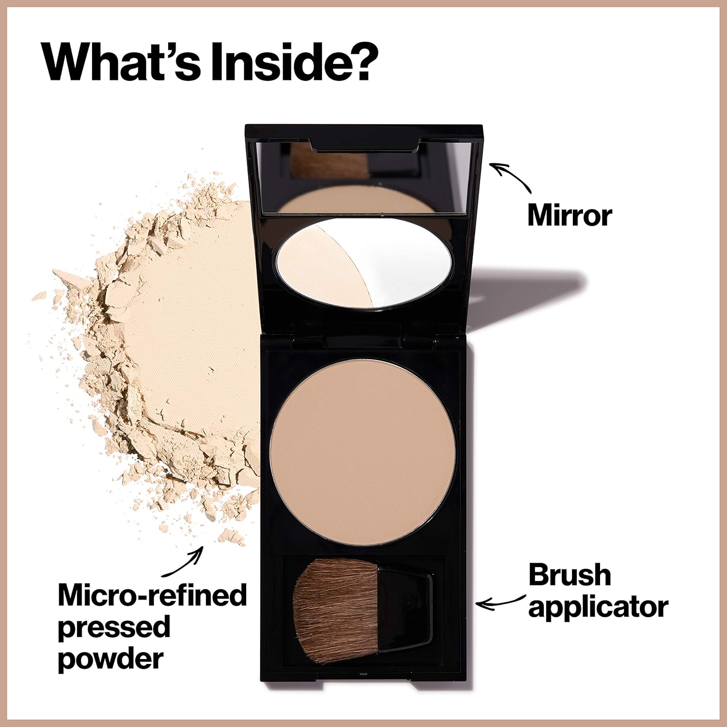 Revlon PhotoReady Blurring Face Powder Makeup, Longwear, Light-Medium Coverage with Flawless Finish, Shine & Oil-Free, 020 Light Medium, 0.25 oz - Image 3