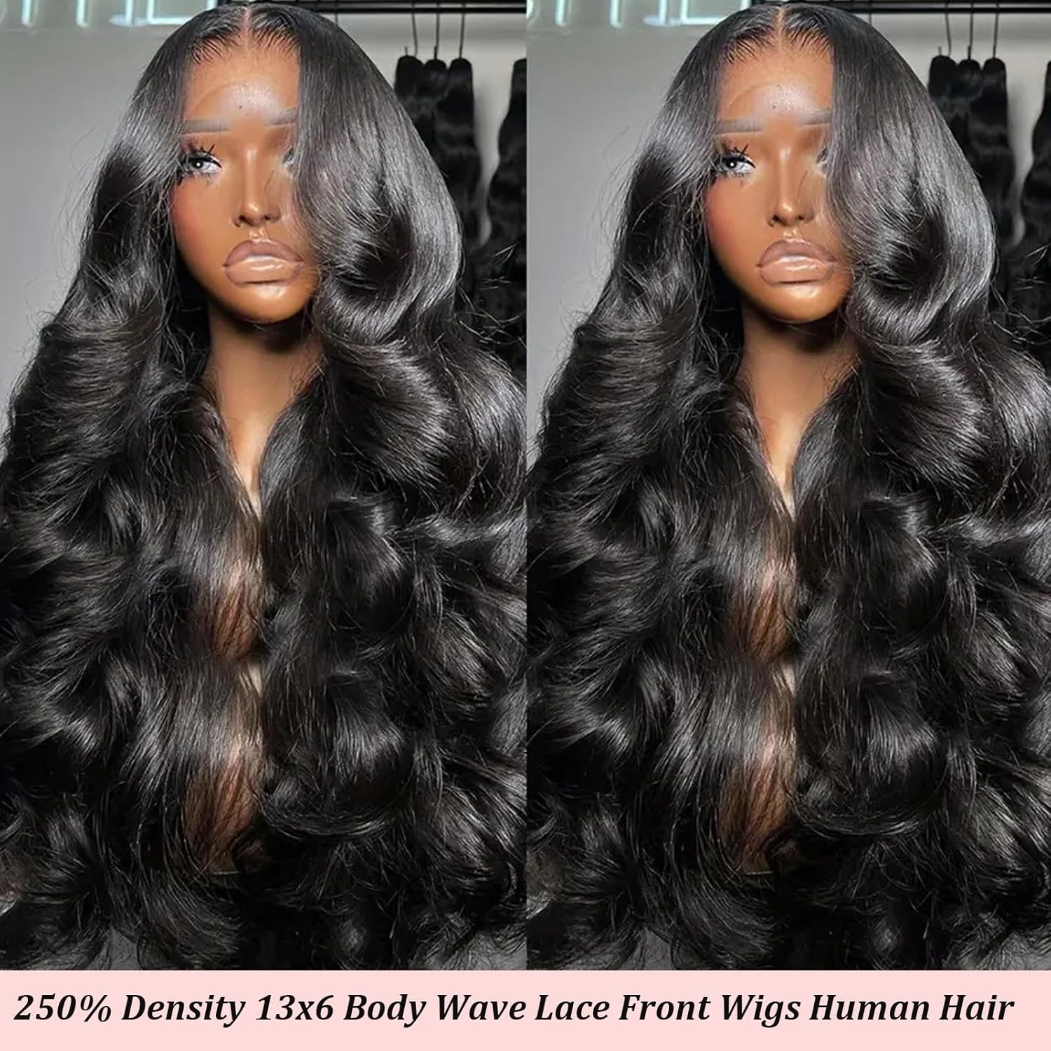 250 Density HD Lace Front Wigs Human Hair Pre Plucked 13x6 Lace Front Wigs Human Hair Wigs for Women Body Wave Wig 13x6 HD Lace Front Wigs Human Hair 22inch Body Wave Lace Front Wigs Human Hair - Image 3