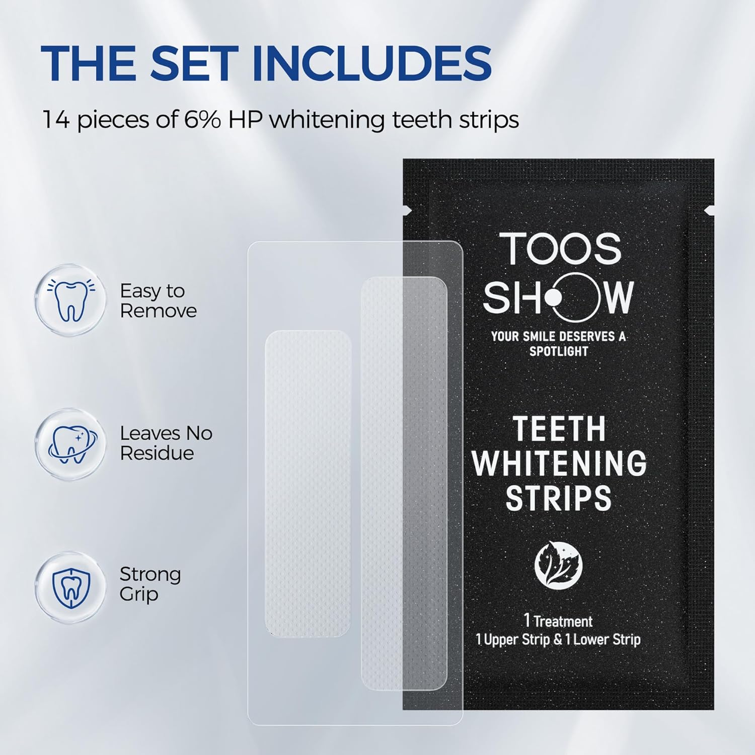 Gentle LED Teeth Whitening Kit for Sensitive Gums with Whitening Strips and Remineralization Pen - Image 5