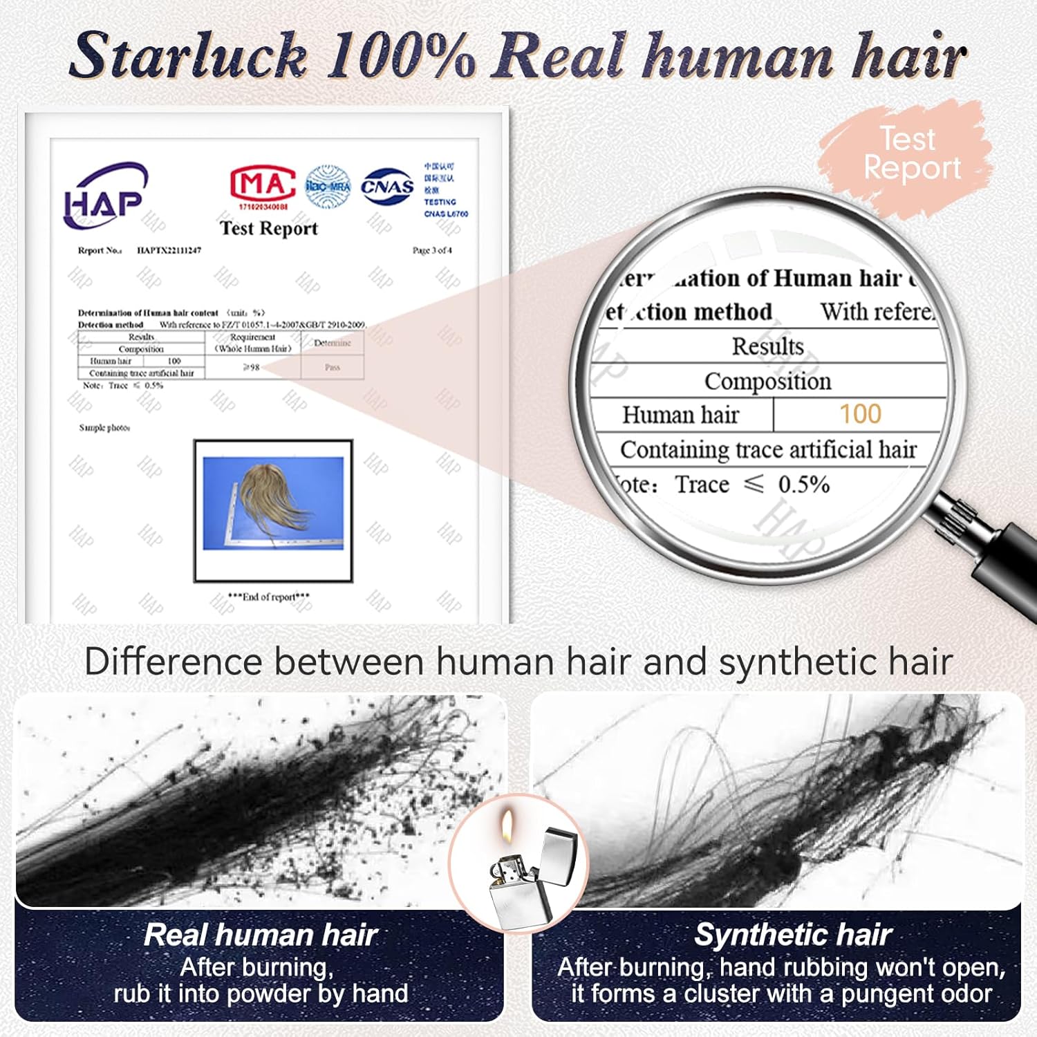 starluck Hair Toppers for Women Real Human Hair 4.5"*1.5"Silk Base ombre Blonde mix Brown HairPieces No Bangs 100% Real Human HairToppers for Women with ThinningHair Cover Gray Roots - Image 6