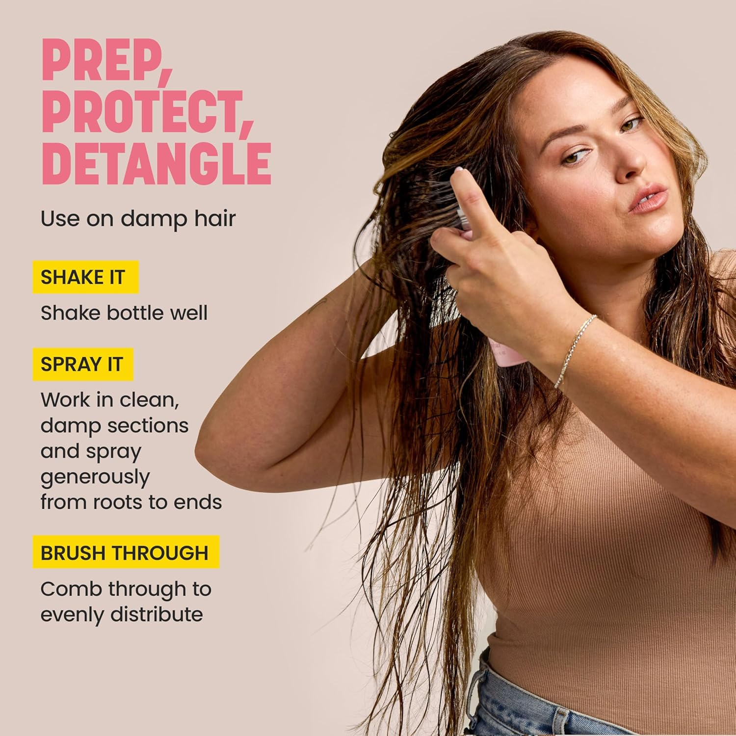 Drybar Prep Rally Prime & Prep Detangler | Nourishes Hair, Detangles with Ease, Leaves Hair Soft & Manageable, Protects Hair, Cruelty Free - Image 6